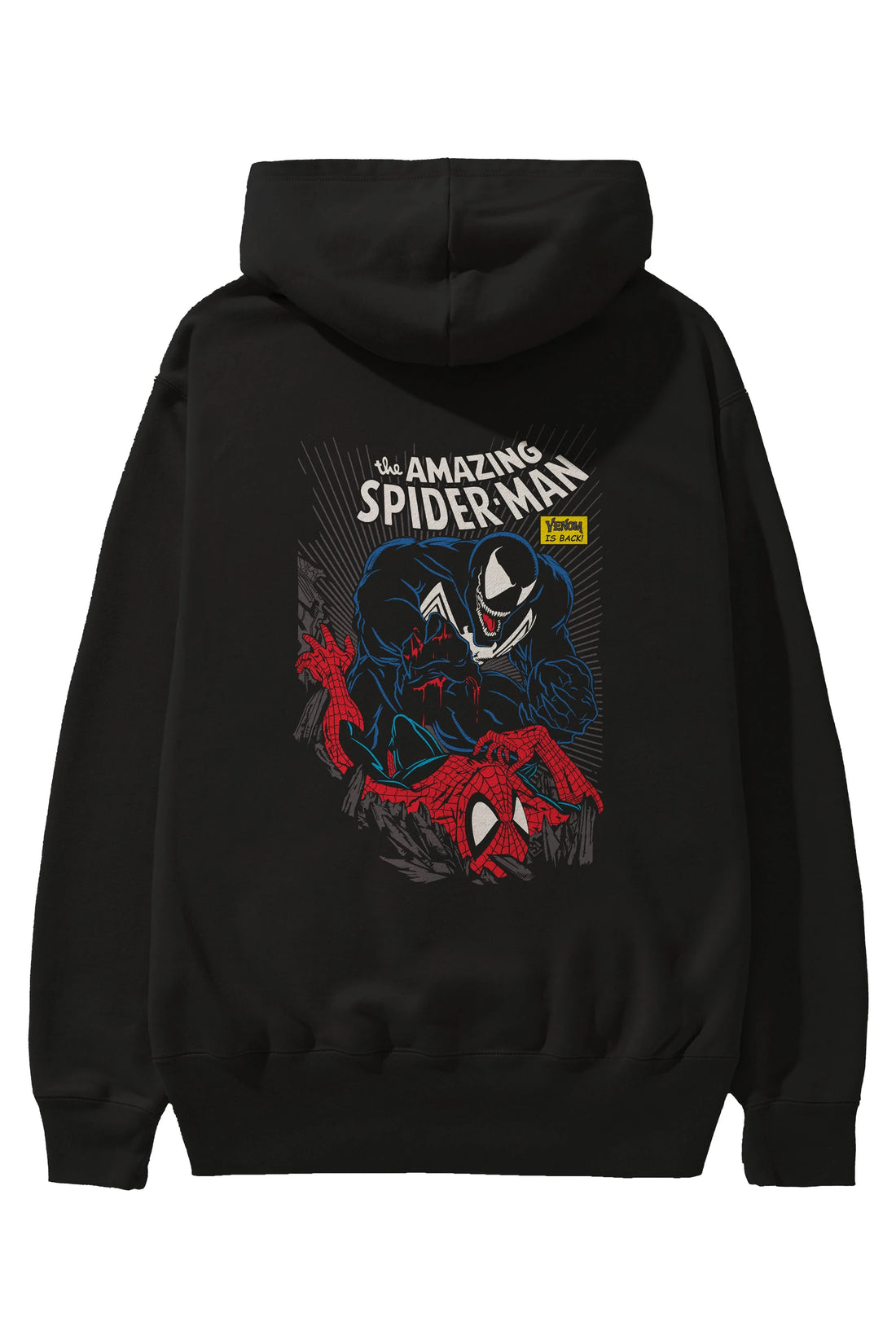 Venom (19) Arka Baskılı Hoodie Oversize Kapüşonlu Sweatshirt Erkek Kadın Unisex