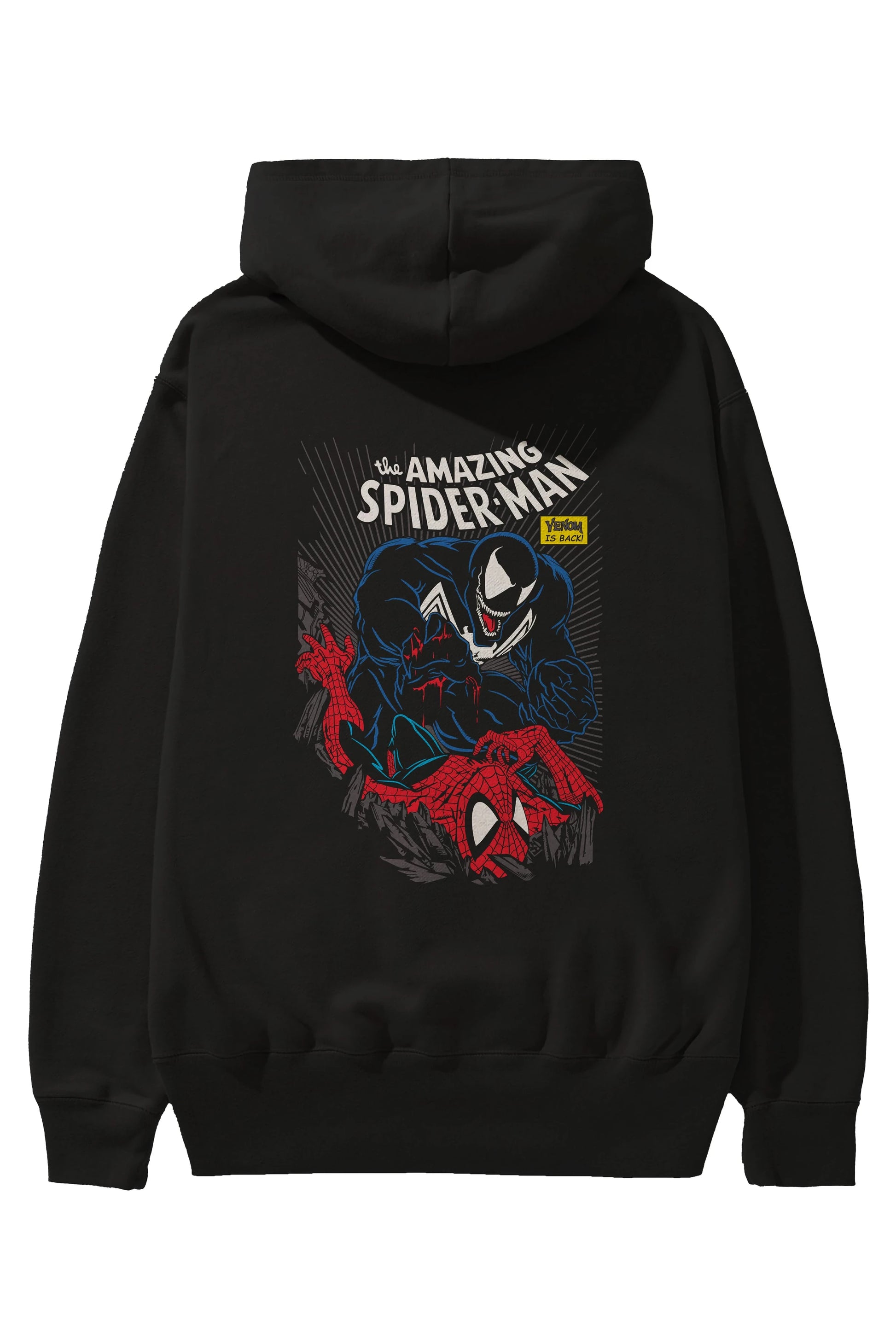 Venom (19) Arka Baskılı Hoodie Oversize Kapüşonlu Sweatshirt Erkek Kadın Unisex