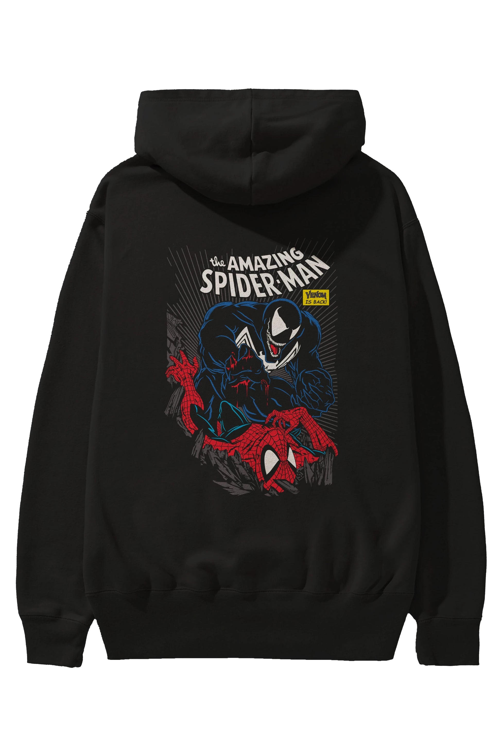 Venom (19) Arka Baskılı Hoodie Oversize Kapüşonlu Sweatshirt Erkek Kadın Unisex