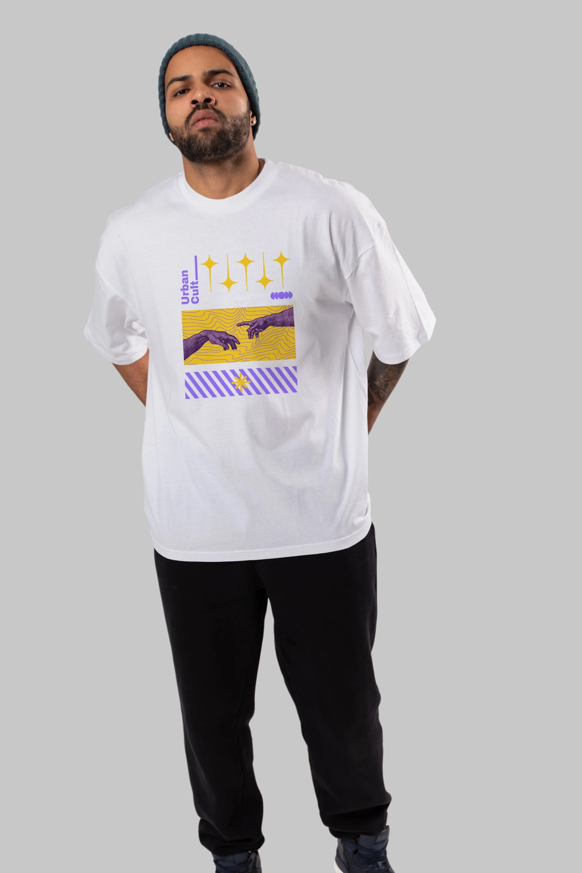 Urban Cult Ön Baskılı Oversize t-shirt Erkek Kadın Unisex