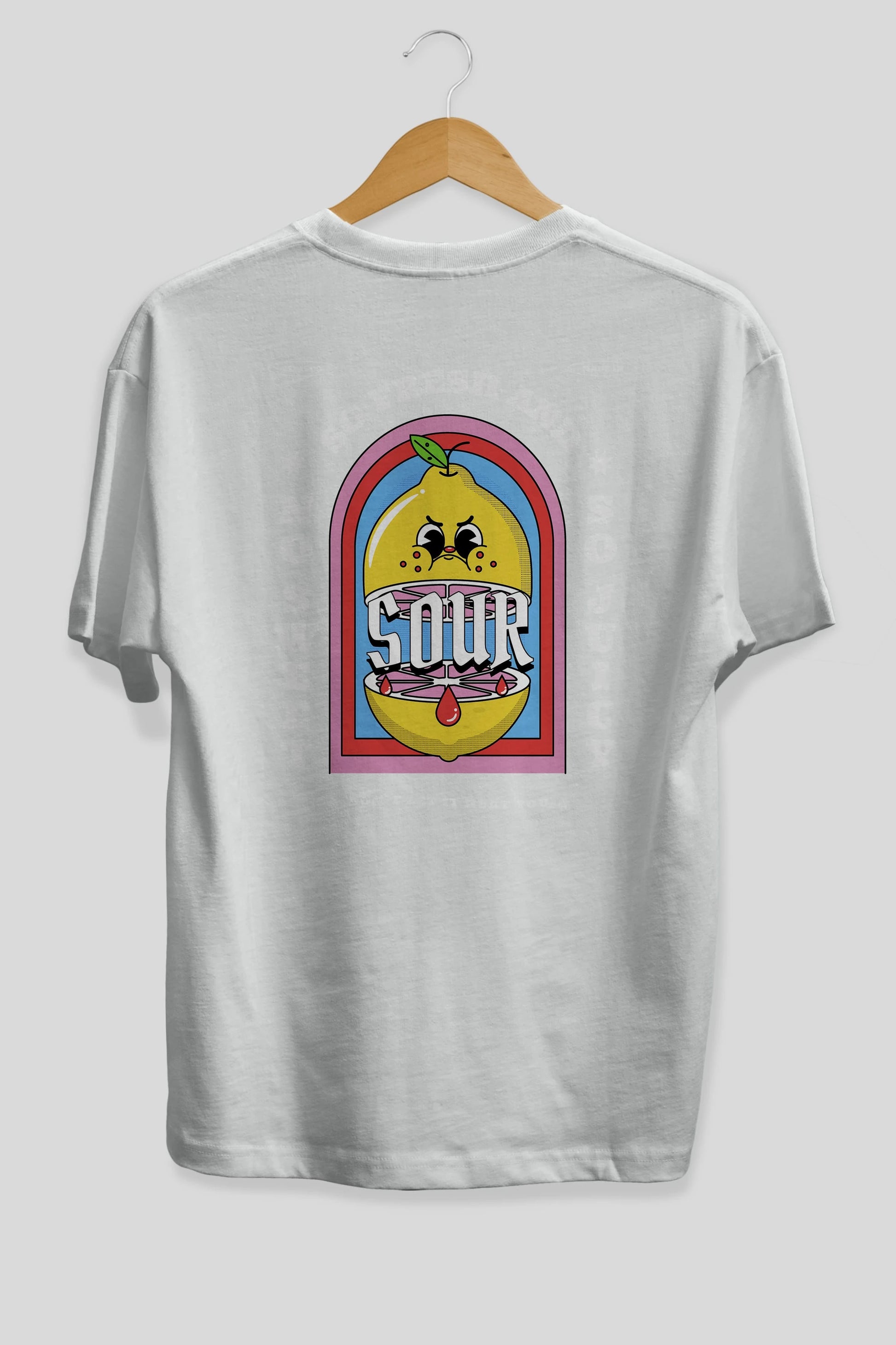 So Fresh And Sour Arka Baskılı Oversize t-shirt Erkek Kadın Unisex