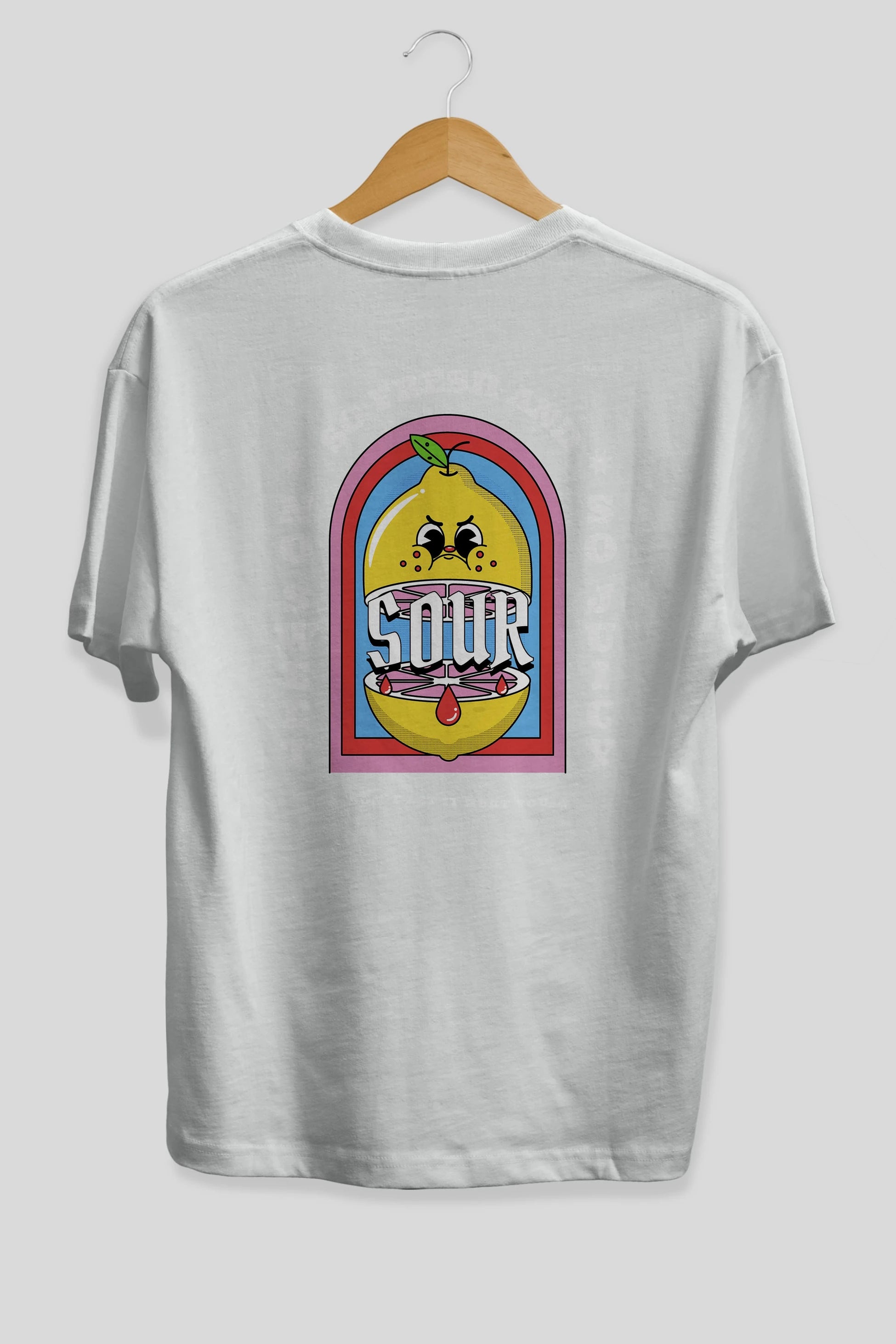 So Fresh And Sour Arka Baskılı Oversize t-shirt Erkek Kadın Unisex