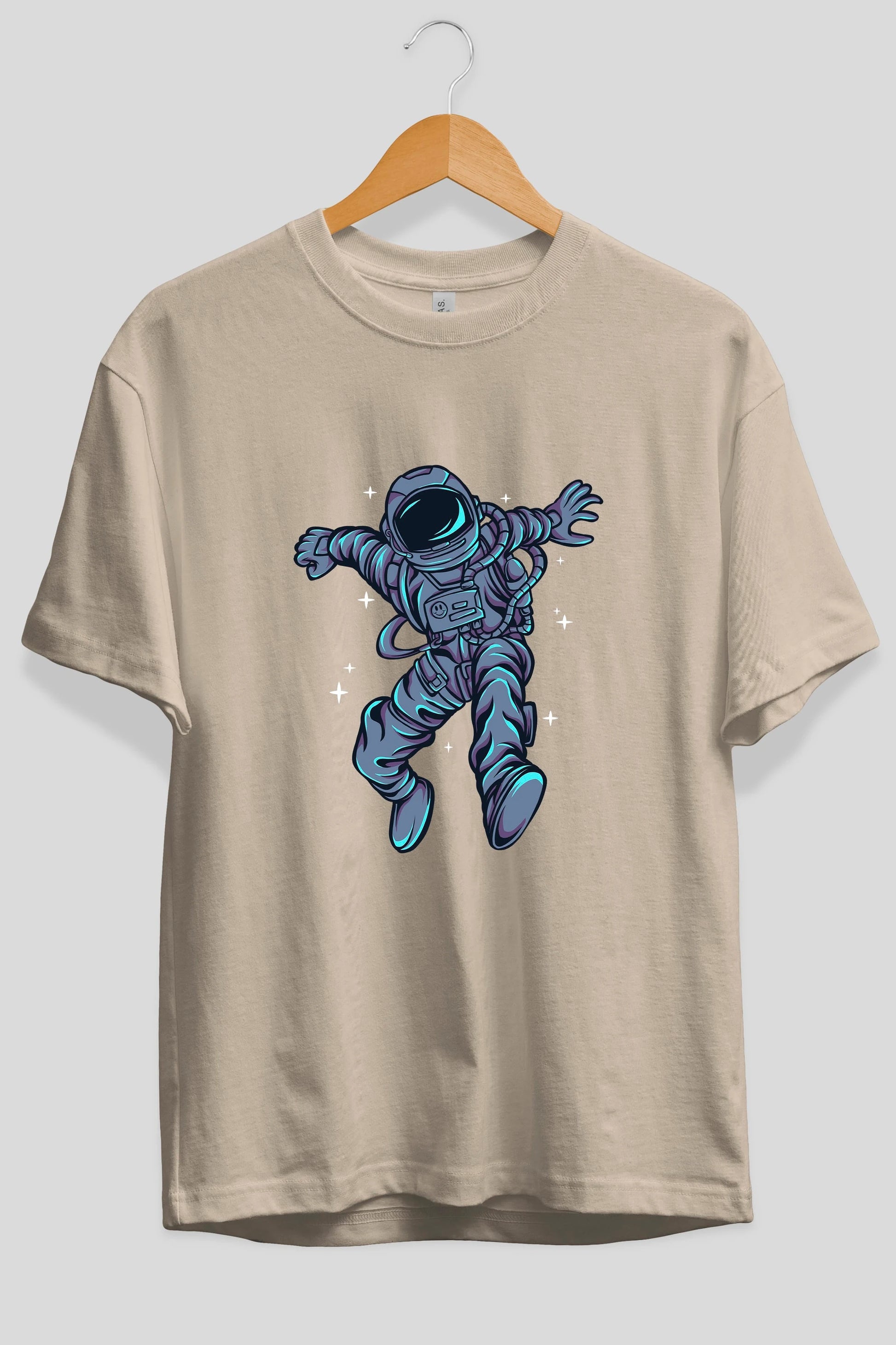 Astrostars tshirt Ön Baskılı Oversize t-shirt Erkek Kadın Unisex