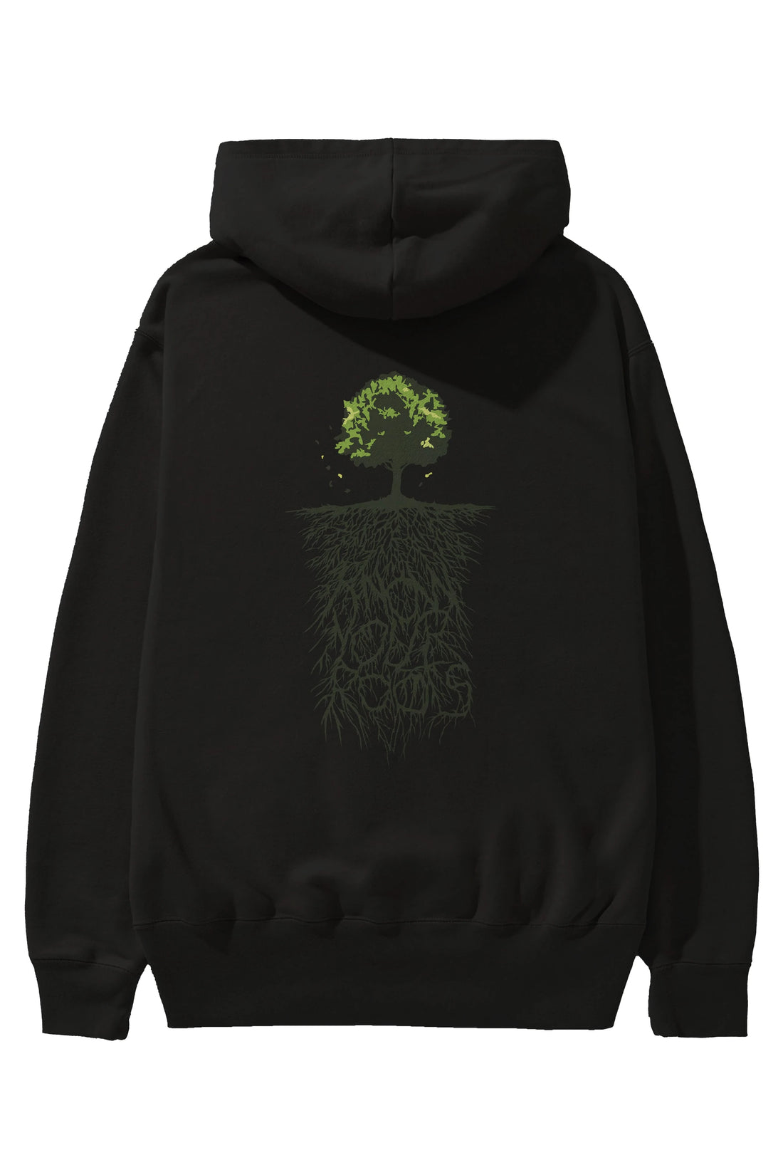 Know Your Roots Arka Baskılı Hoodie Oversize Kapüşonlu Sweatshirt Erkek Kadın Unisex