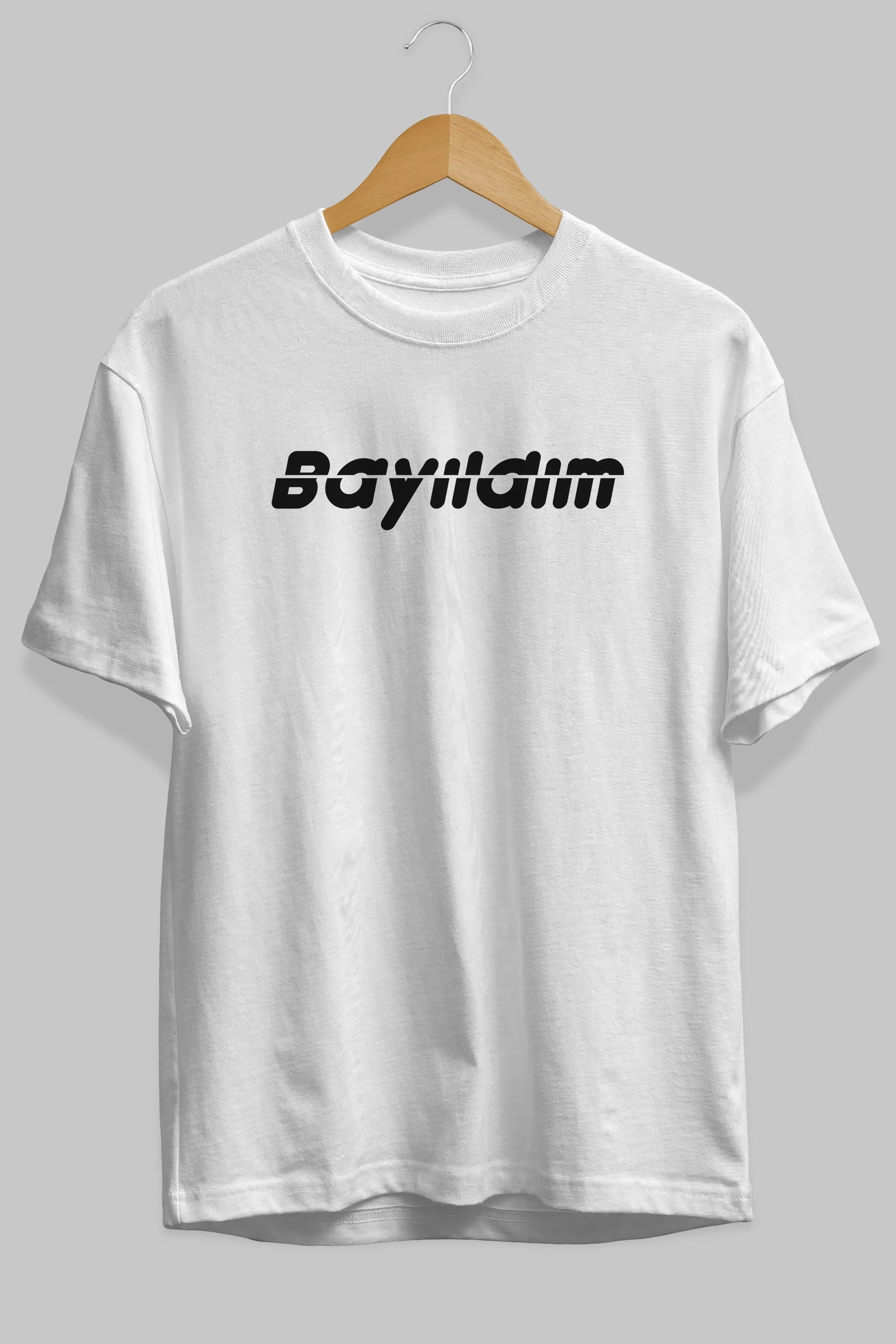 Bayıldım Ön Baskılı Oversize t-shirt %100 pamuk Erkek Kadın Unisex