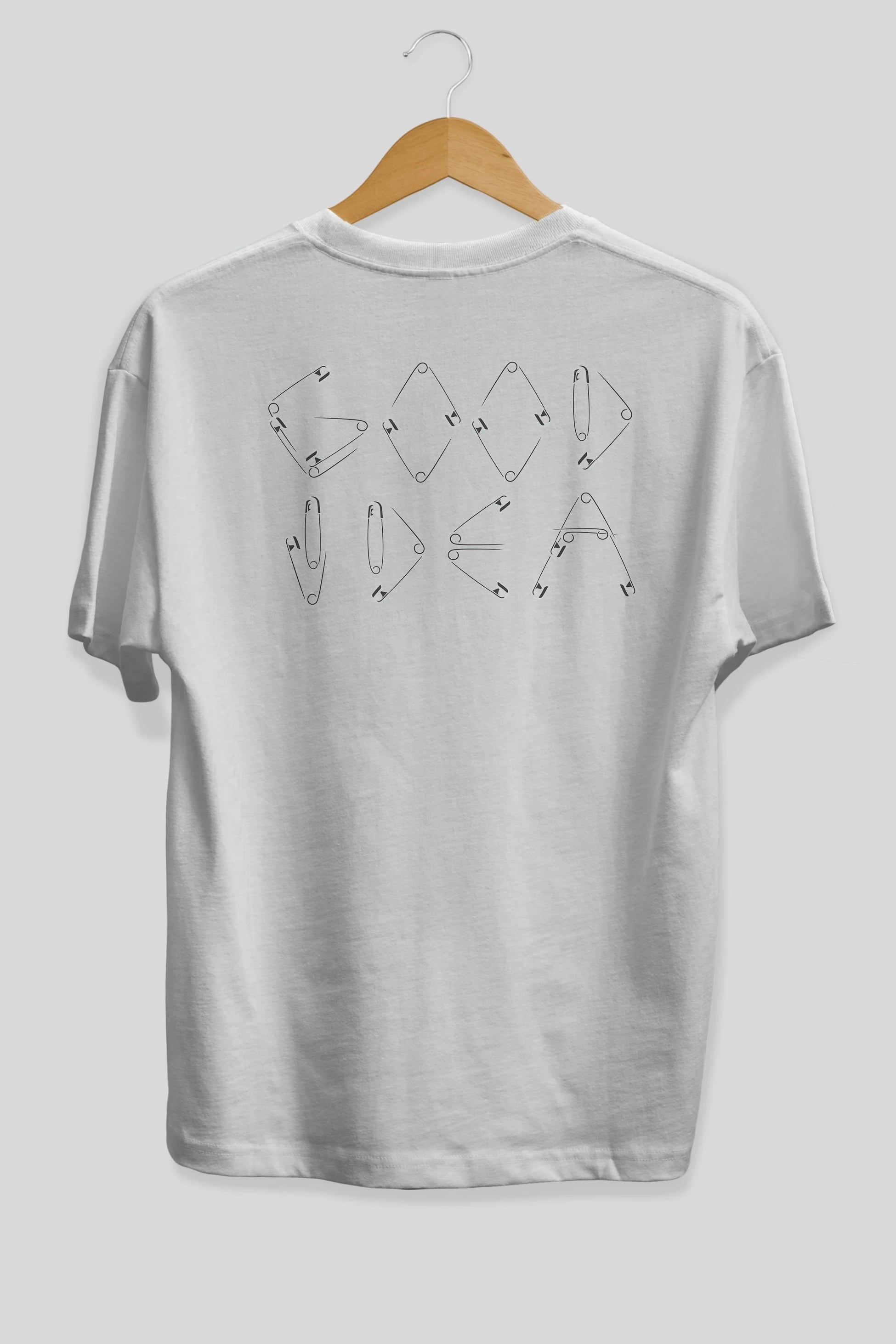 Good Idea Arka Baskılı Oversize t-shirt %100 pamuk Erkek Kadın Unisex