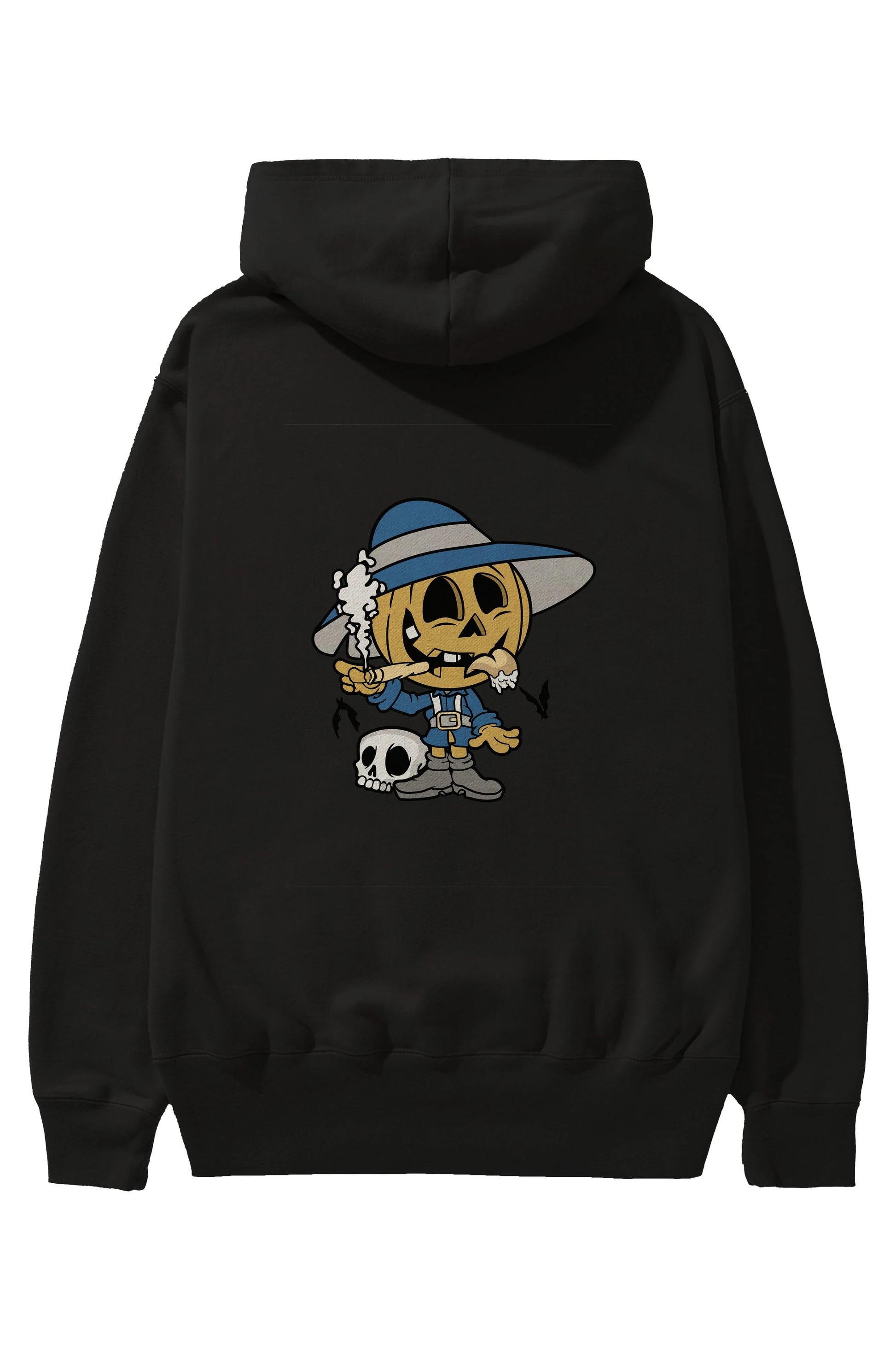 Halloween Kid Arka Baskılı Hoodie Oversize Kapüşonlu Sweatshirt Erkek Kadın Unisex