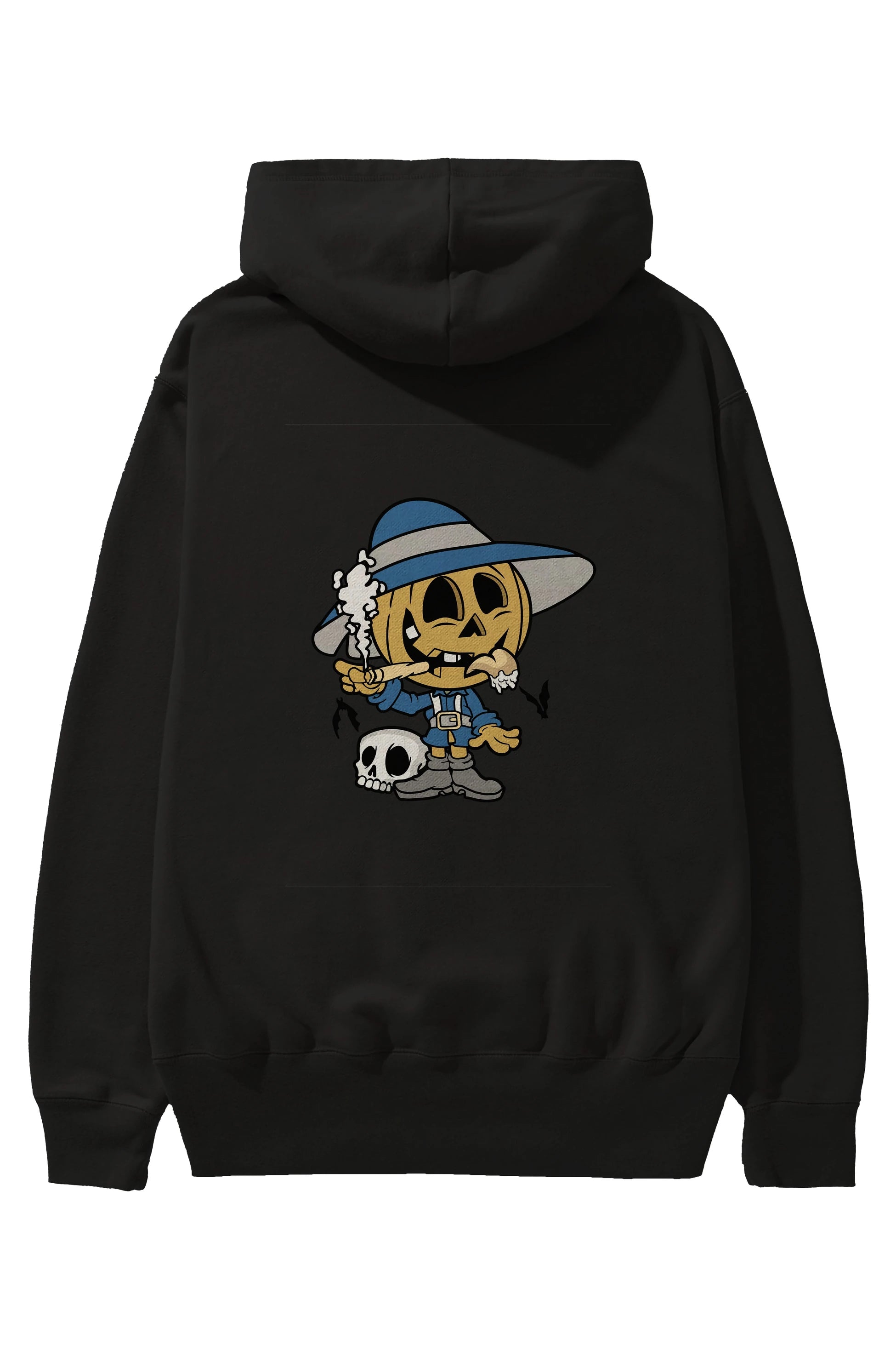 Halloween Kid Arka Baskılı Hoodie Oversize Kapüşonlu Sweatshirt Erkek Kadın Unisex