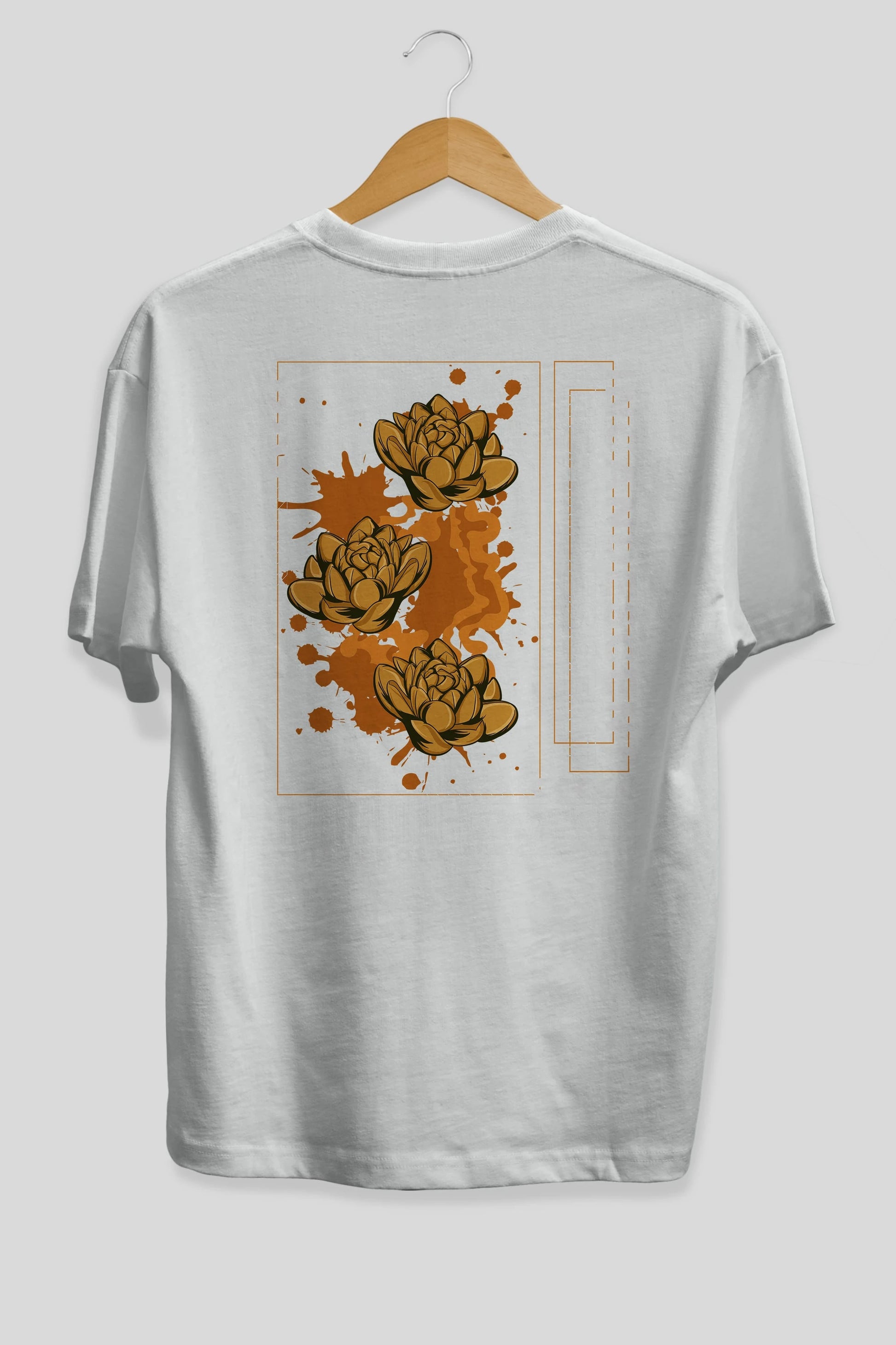 Incandescent Arka Baskılı Oversize t-shirt Erkek Kadın Unisex