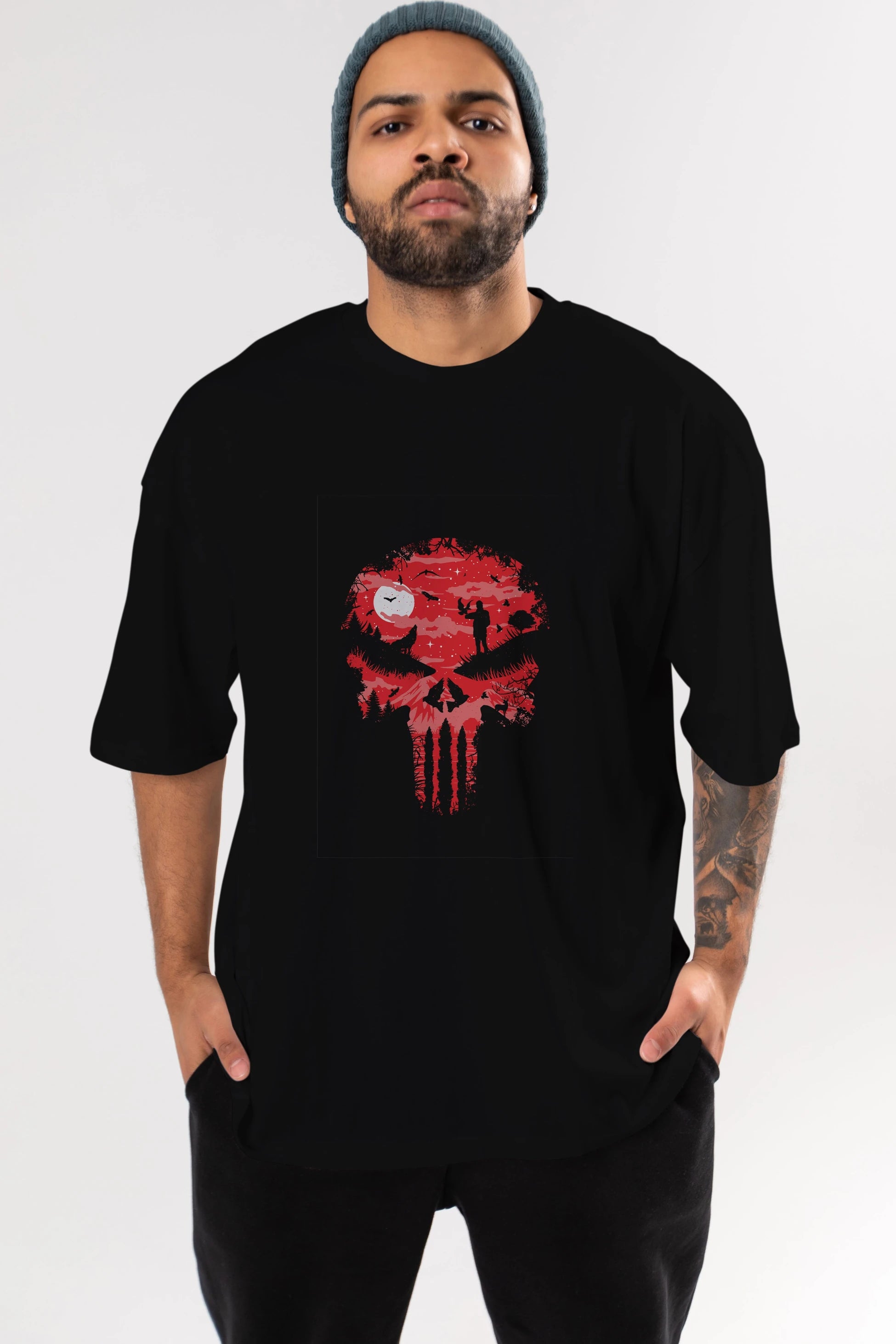 Stand And Bleed Ön Baskılı Oversize t-shirt %100 pamuk Erkek Kadın Unisex