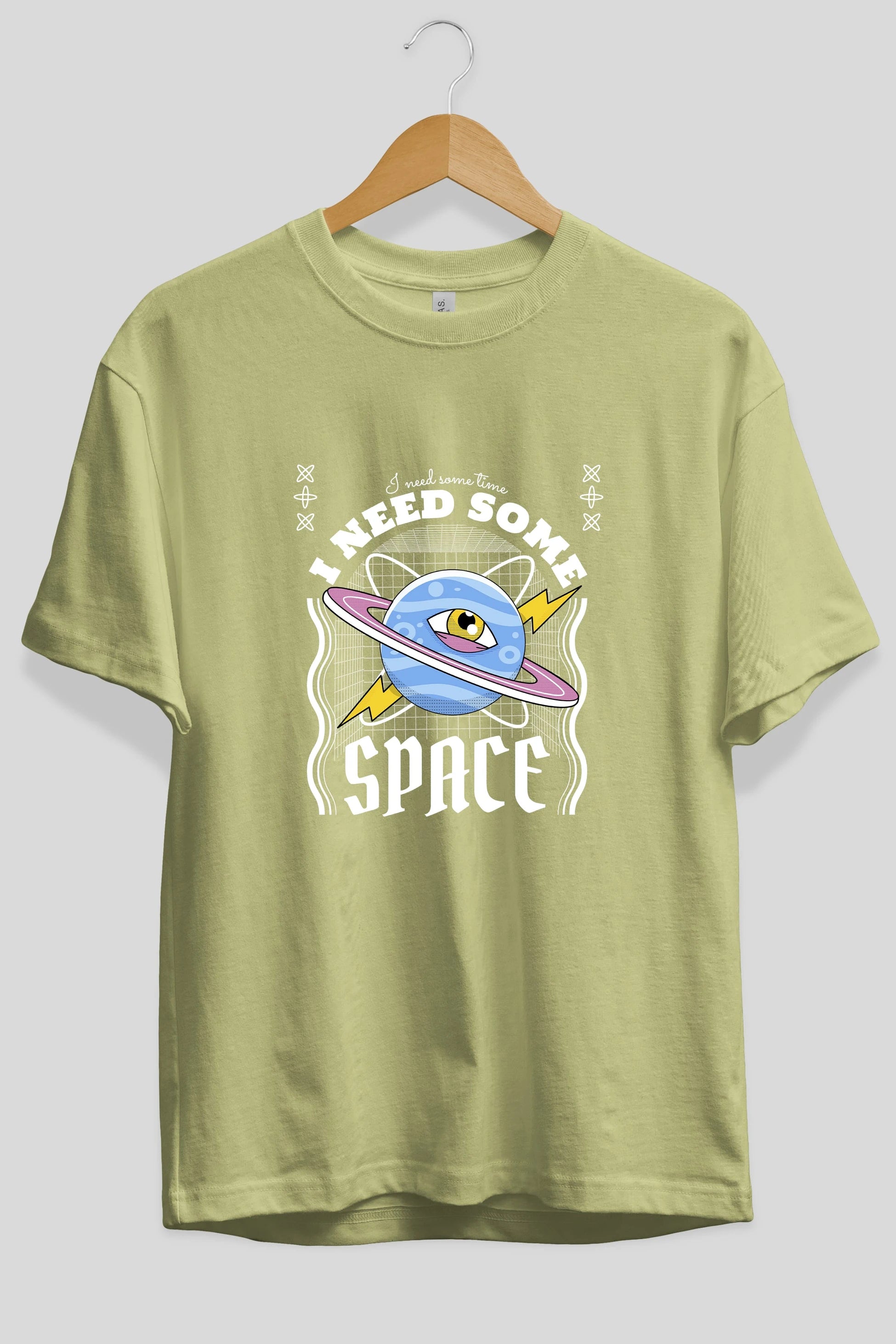 I Need Some Space Ön Baskılı Oversize t-shirt Erkek Kadın Unisex