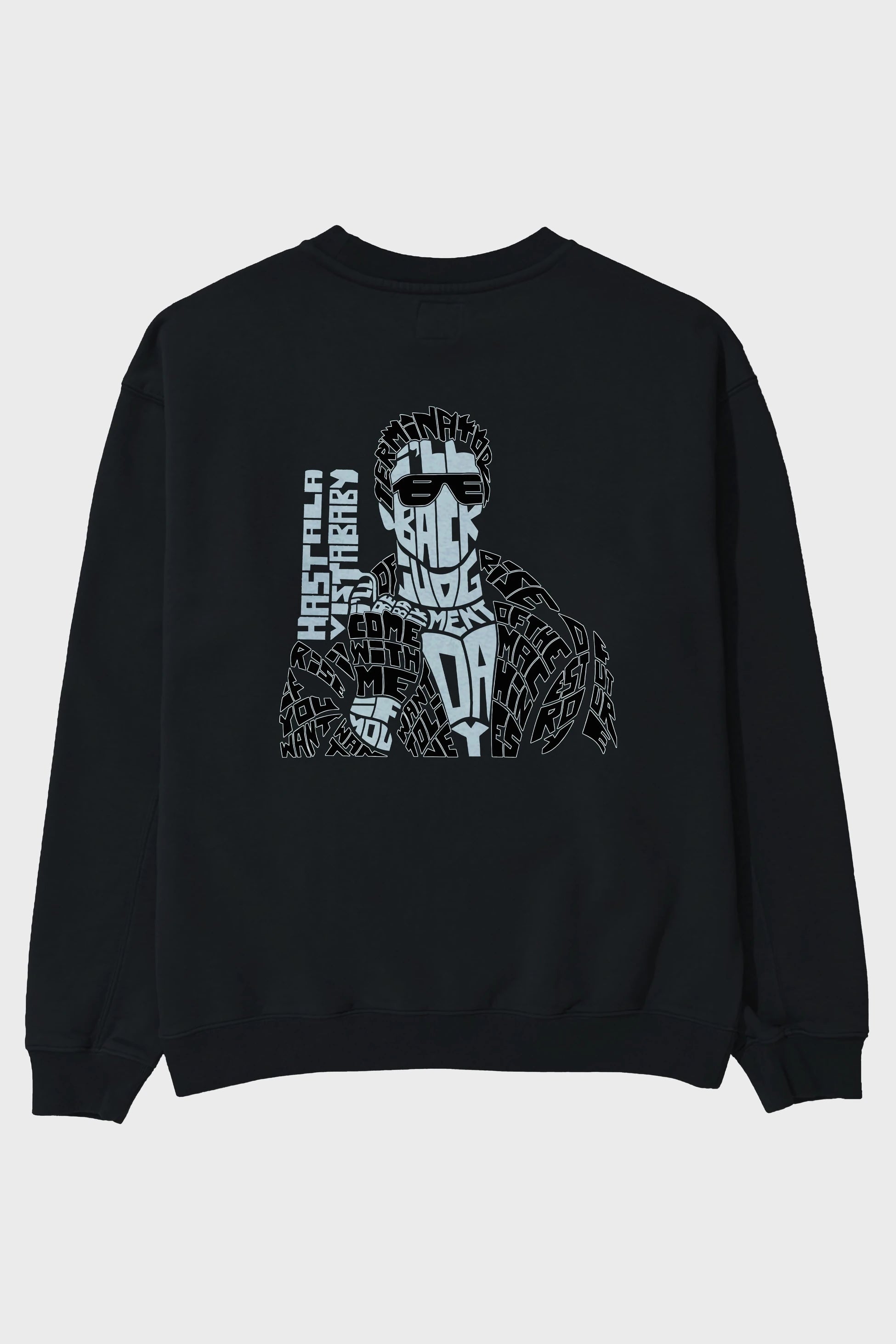 I_ll Be Back Arka Baskılı Oversize Sweatshirt Erkek Kadın Unisex