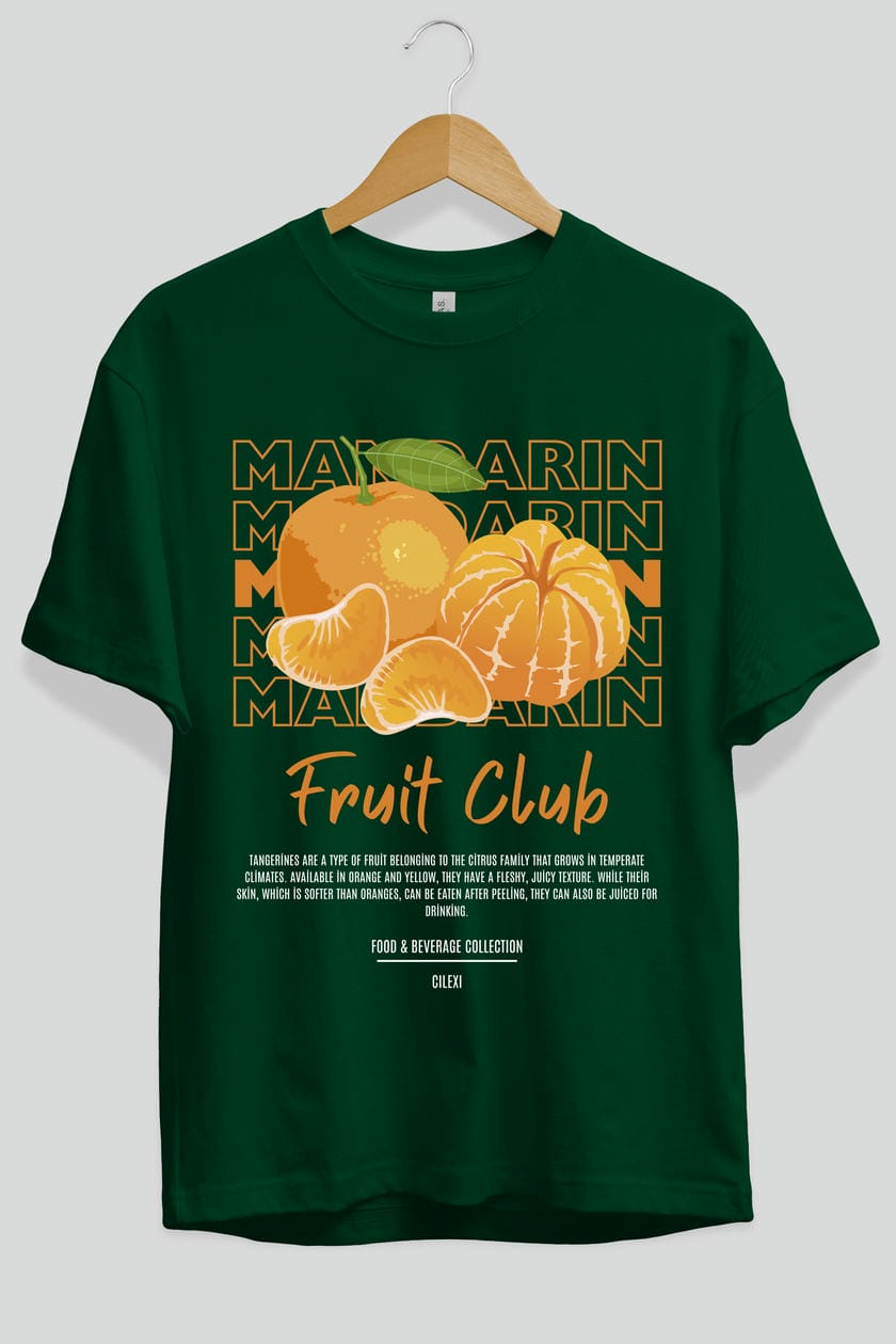 Mandarin Ön Baskılı Oversize t-shirt Erkek Kadın Pamuk Bisiklet Yaka tişort