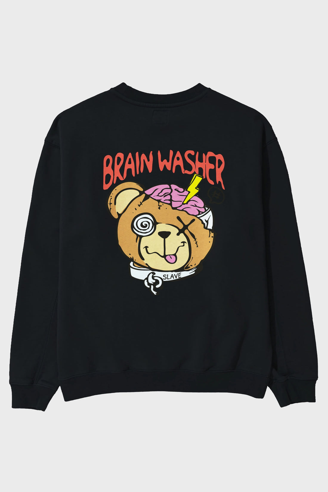 Brain Washer Arka Baskılı Oversize Sweatshirt Erkek Kadın Unisex