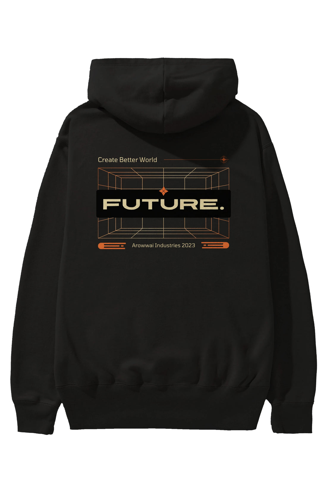 Future Arka Baskılı Oversize Hoodie Kapüşonlu Sweatshirt Erkek Kadın Unisex