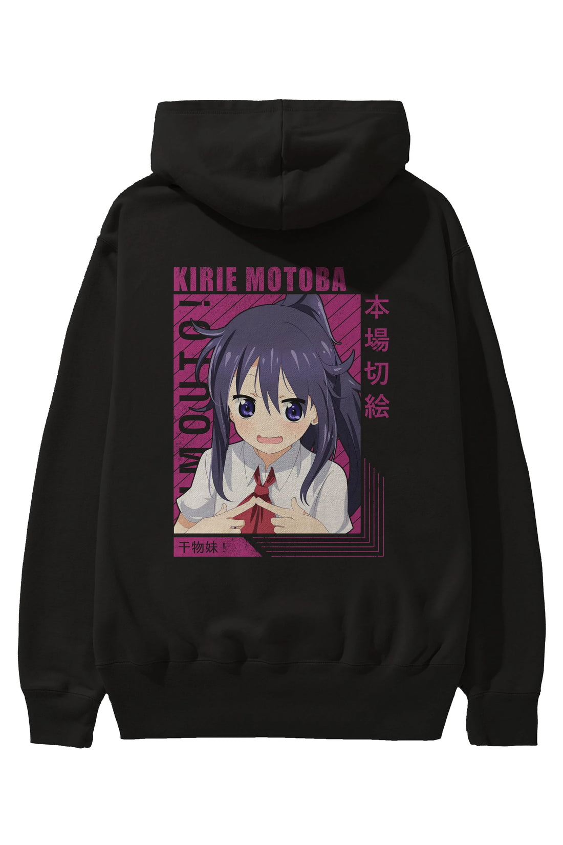 Kirie Motoba 4 Anime Arka Baskılı Hoodie Oversize Kapüşonlu Sweatshirt Erkek Kadın Unisex