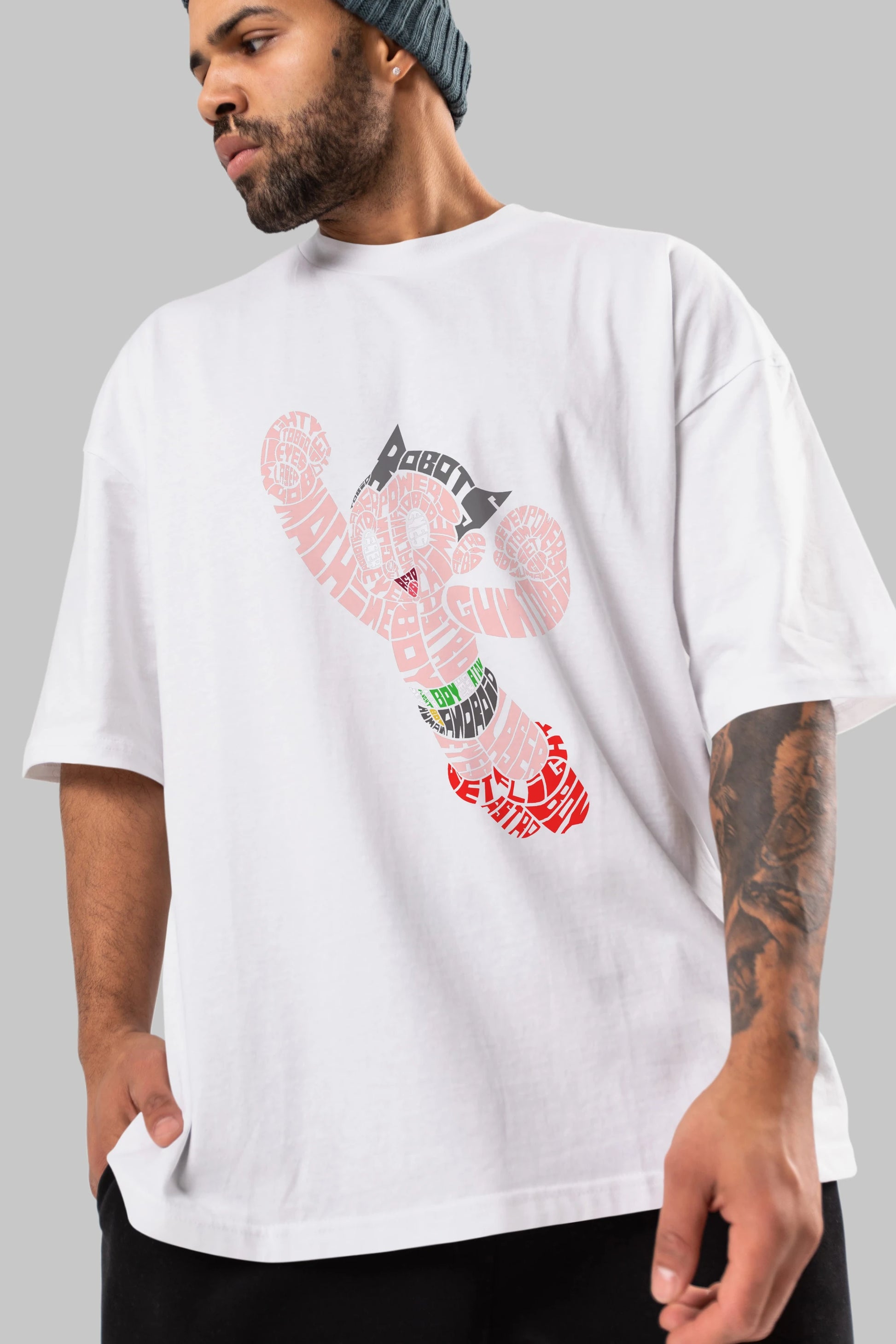 Astroboy Ön Baskılı Oversize t-shirt %100 pamuk Erkek Kadın Unisex