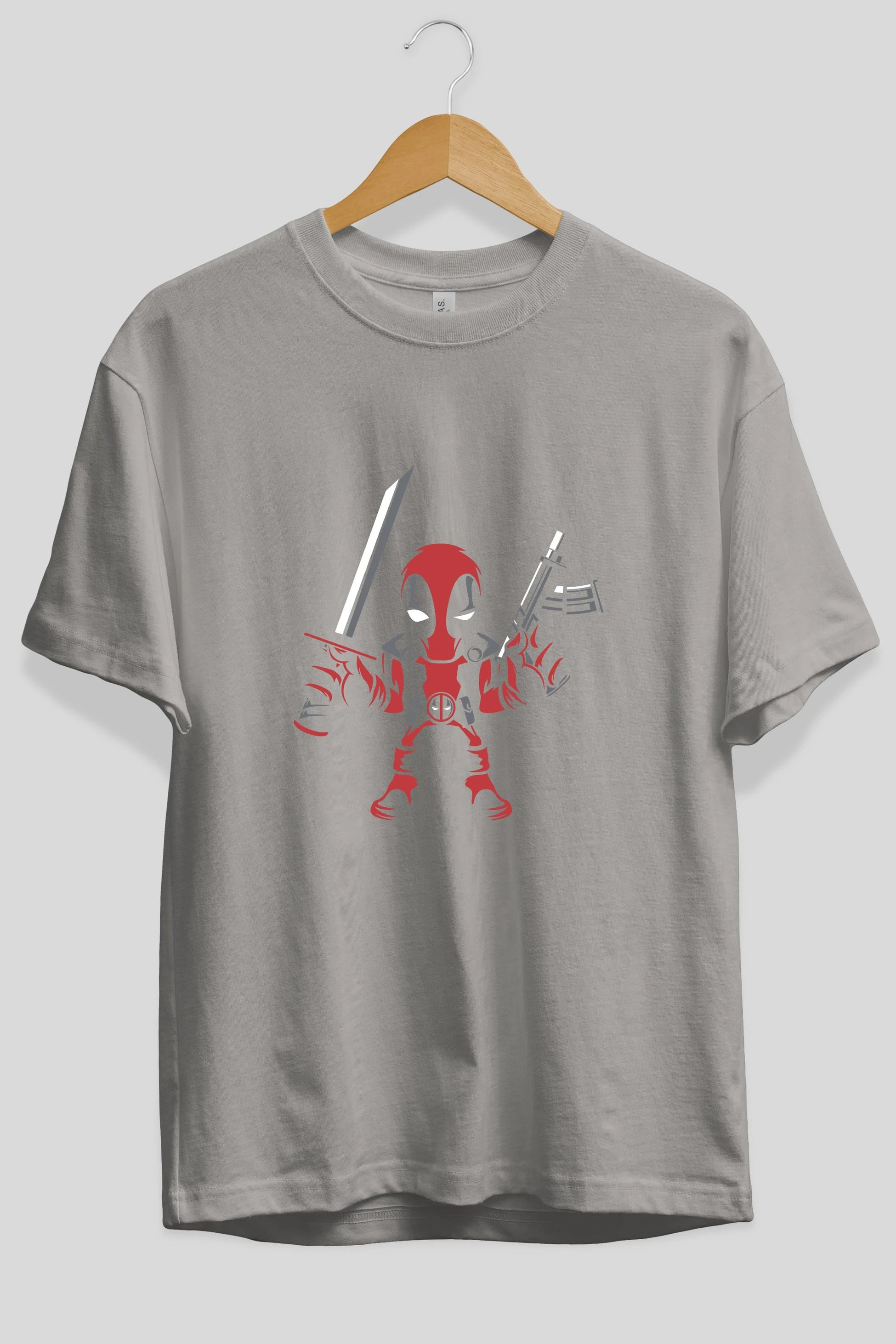 Deadpool (11) Ön Baskılı Oversize t-shirt Erkek Kadın Unisex %100 Pamuk Bisiklet Yaka tişort