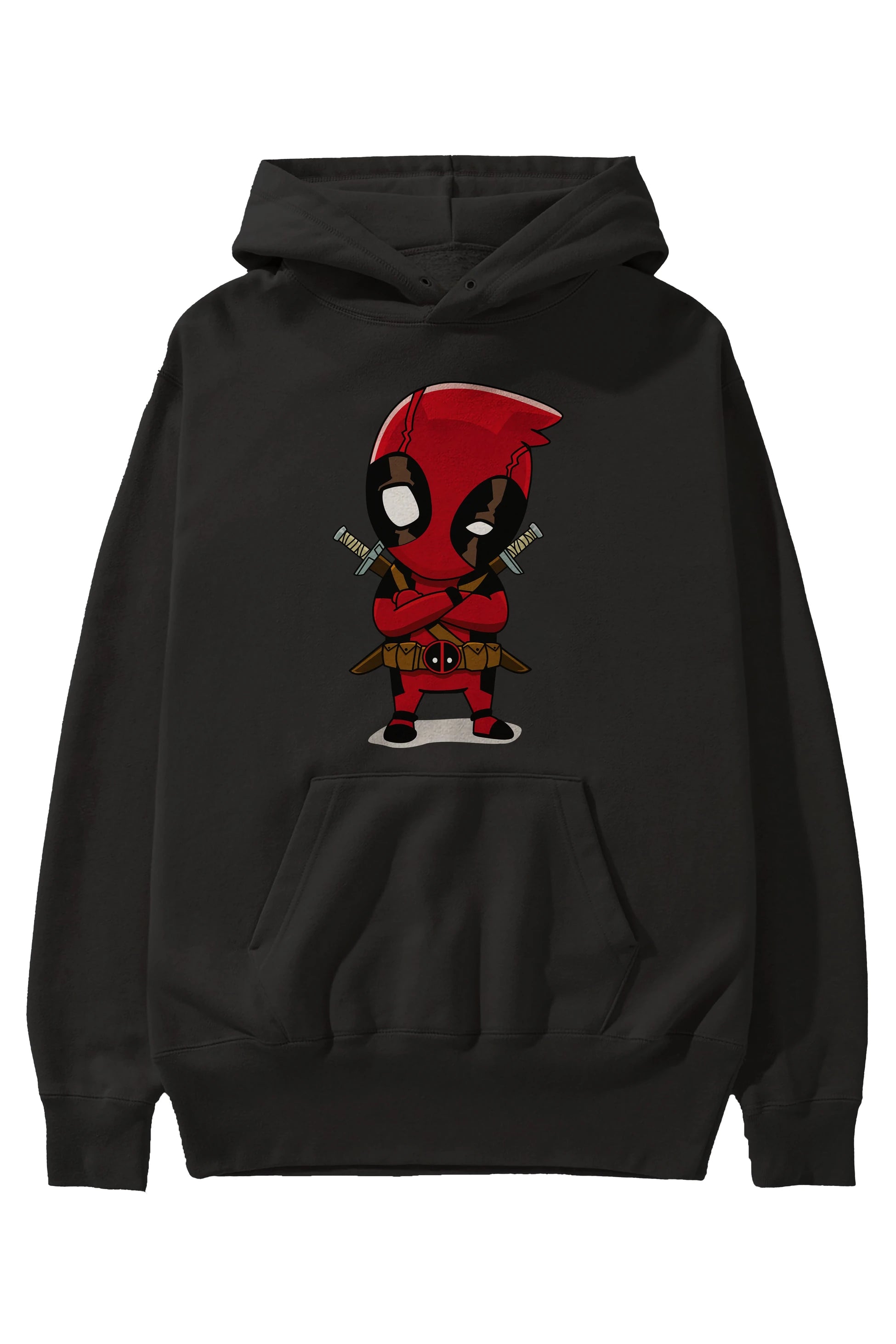 Deadpool (19) Ön Baskılı Hoodie Oversize Kapüşonlu Sweatshirt Erkek Kadın Unisex
