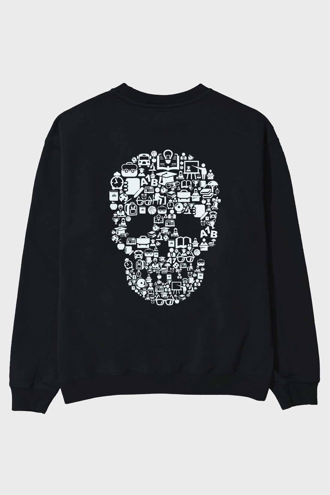 Dead  School Arka Baskılı Oversize Sweatshirt Erkek Kadın Unisex