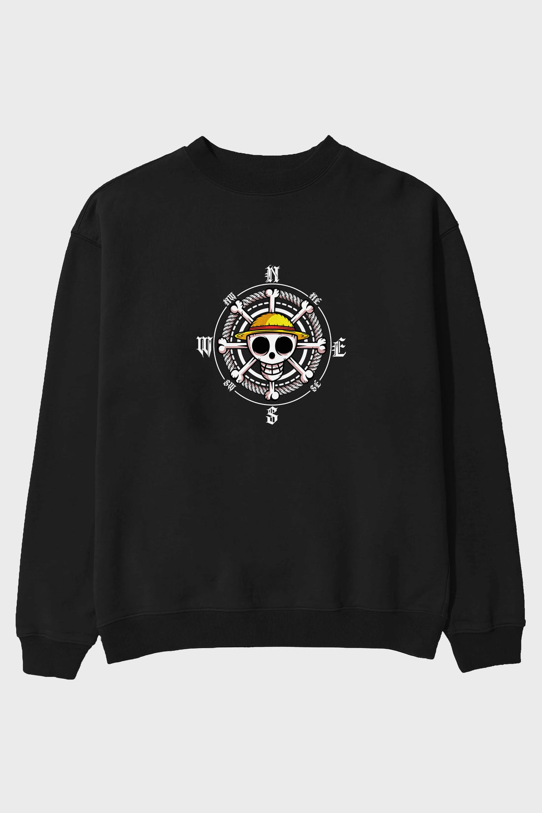 One Destiny 2 Ön Baskılı Anime Oversize Sweatshirt Erkek Kadın Unisex