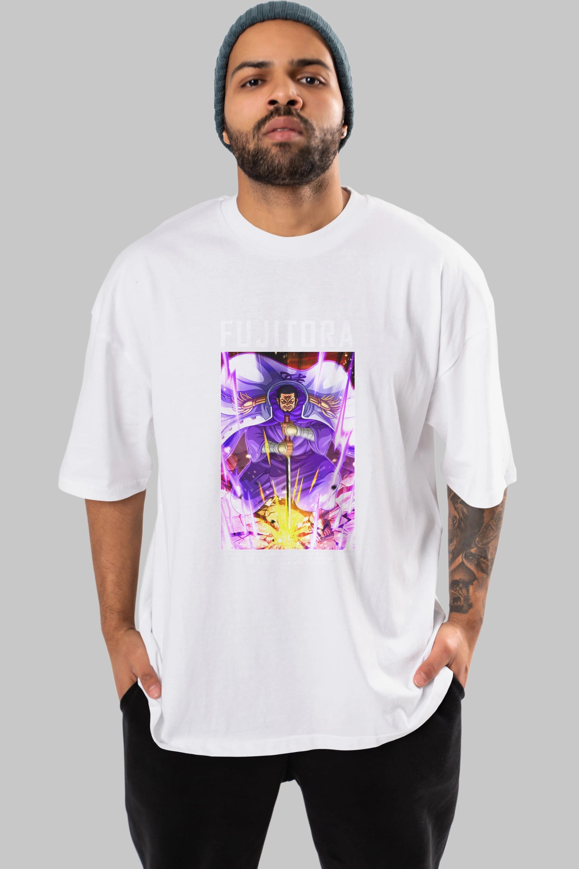 Issho Anime Ön Baskılı Oversize t-shirt Erkek Kadın Unisex