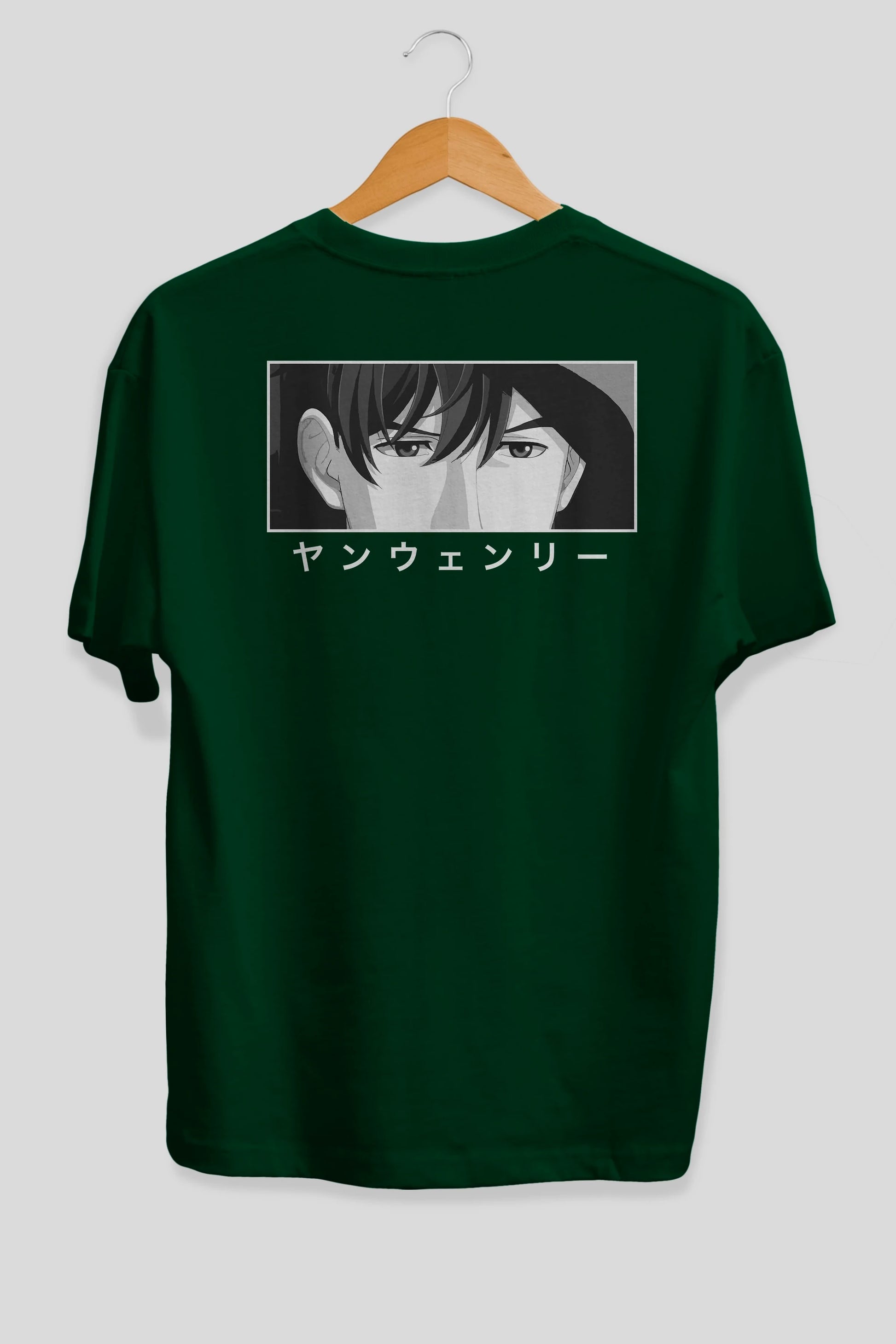 Wen-li Yang 1 Anime Arka Baskılı Oversize t-shirt Erkek Kadın Unisex