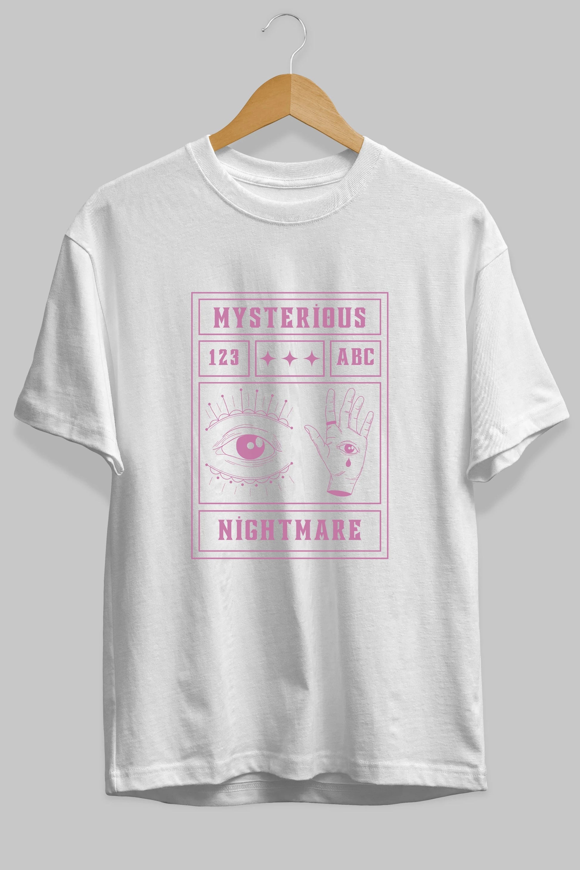 Mysterious Nightmare Ön Baskılı Oversize t-shirt Erkek Kadın Unisex
