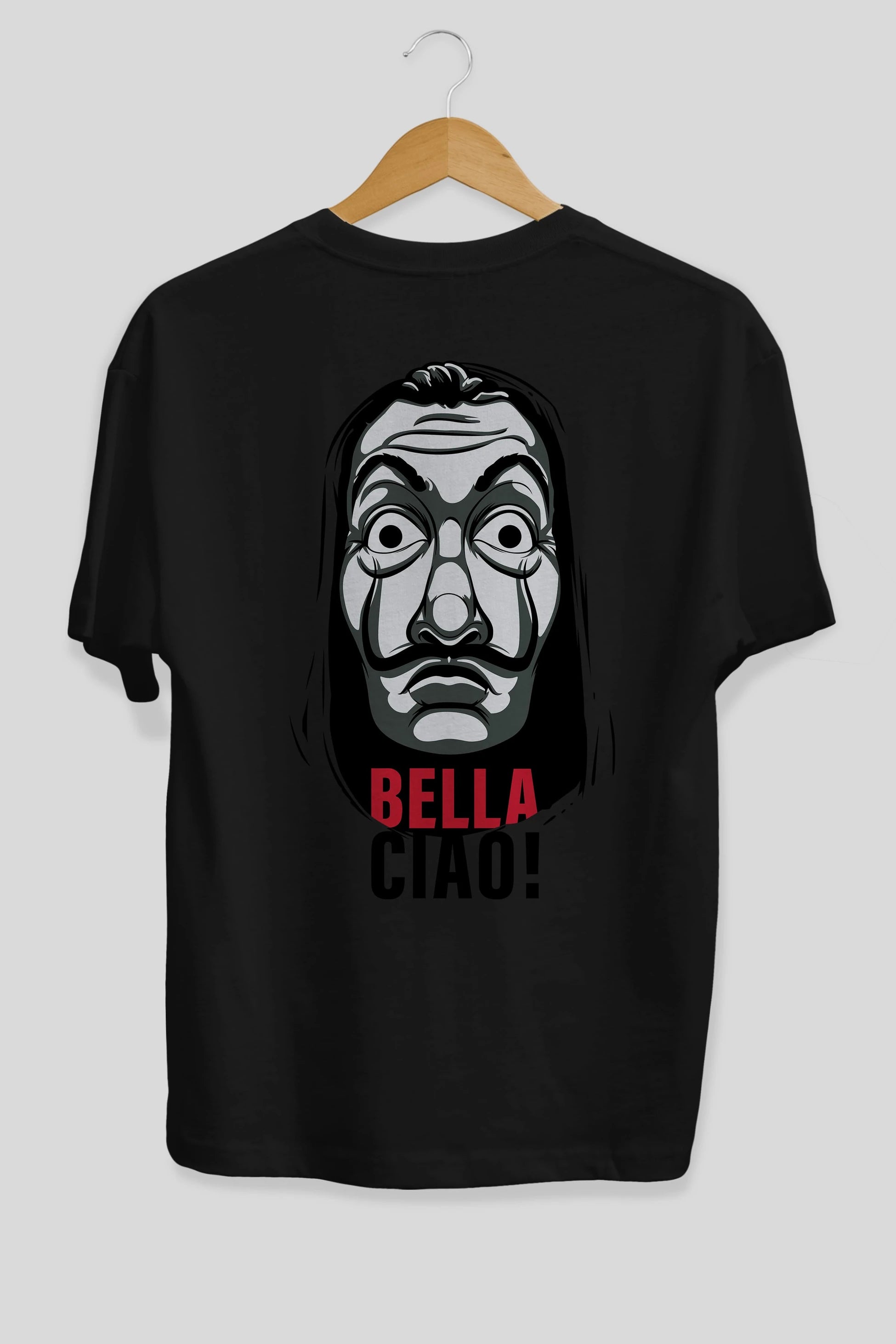 La Casa De Papel (12) Arka Baskılı Oversize t-shirt Erkek Kadın Unisex %100 Pamuk Bisiklet Yaka tişort