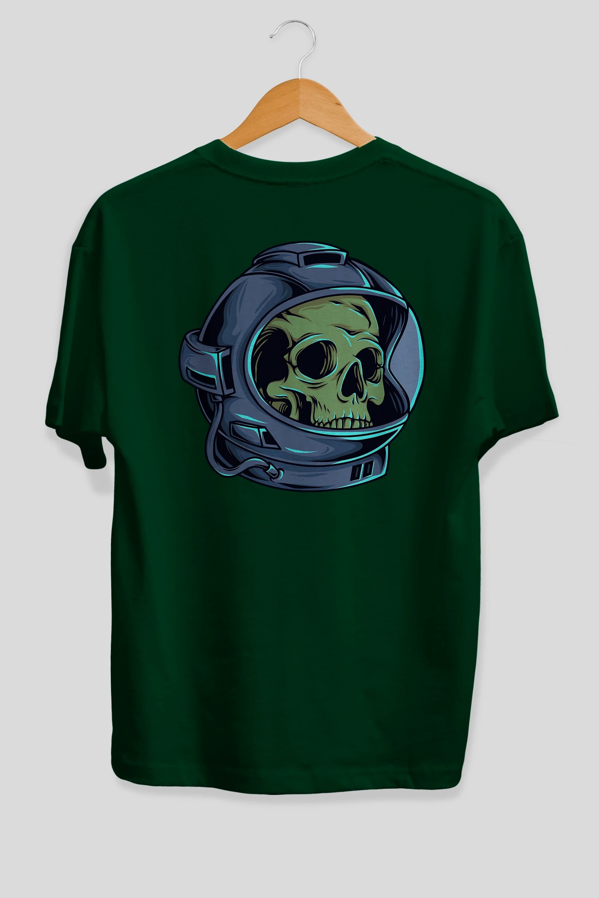 Astroskull Arka Baskılı Oversize t-shirt Erkek Kadın Unisex