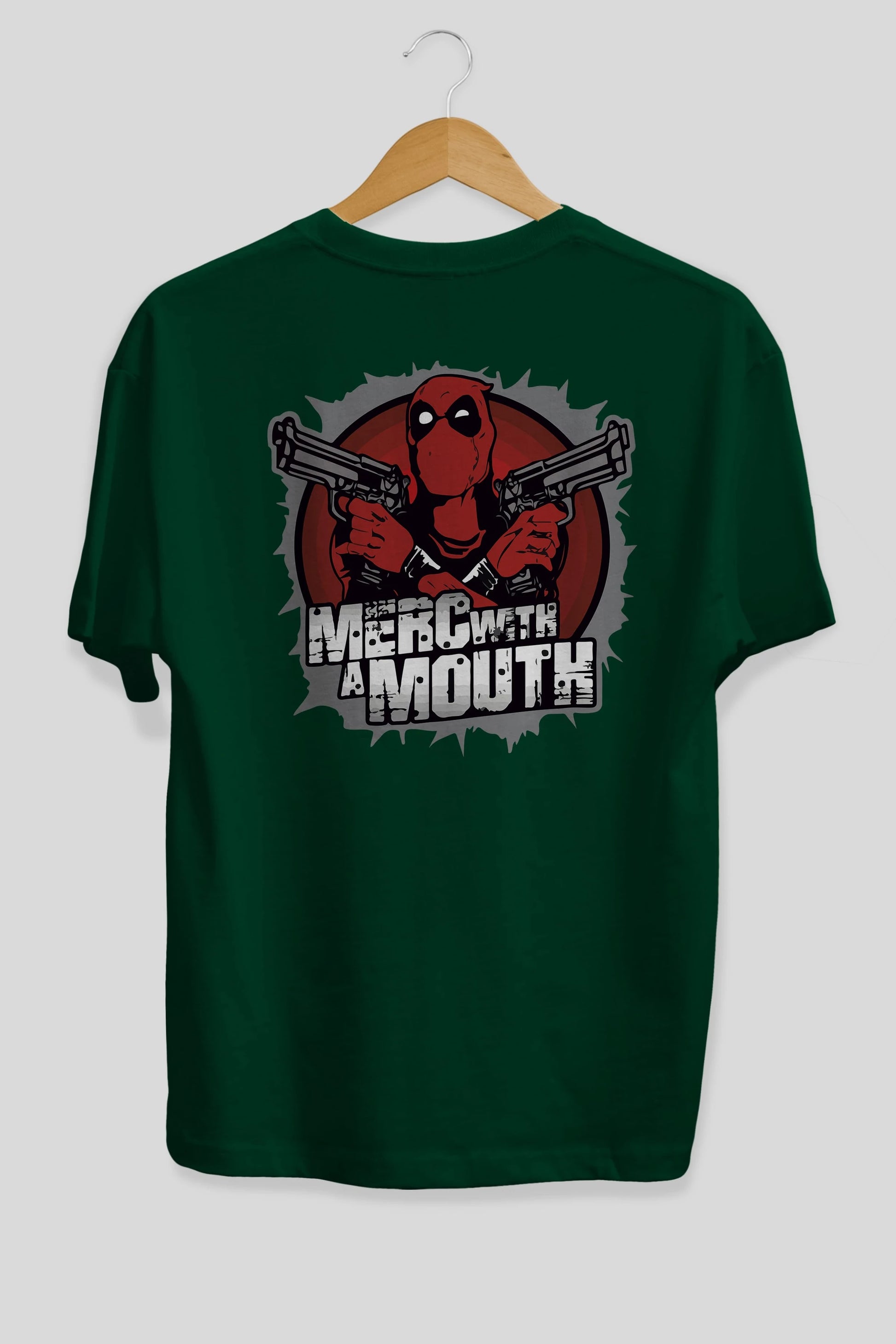 Deadpool (13) Arka Baskılı Oversize t-shirt Erkek Kadın Unisex %100 Pamuk Bisiklet Yaka tişort