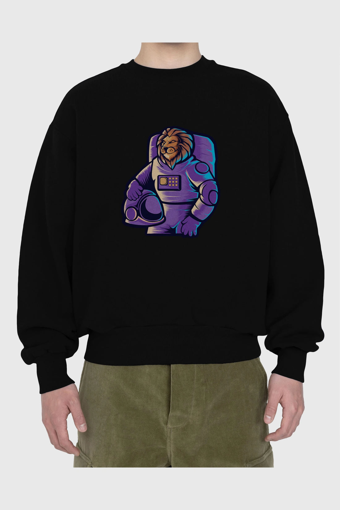 Astroking Ön Baskılı Oversize Sweatshirt Erkek Kadın Unisex