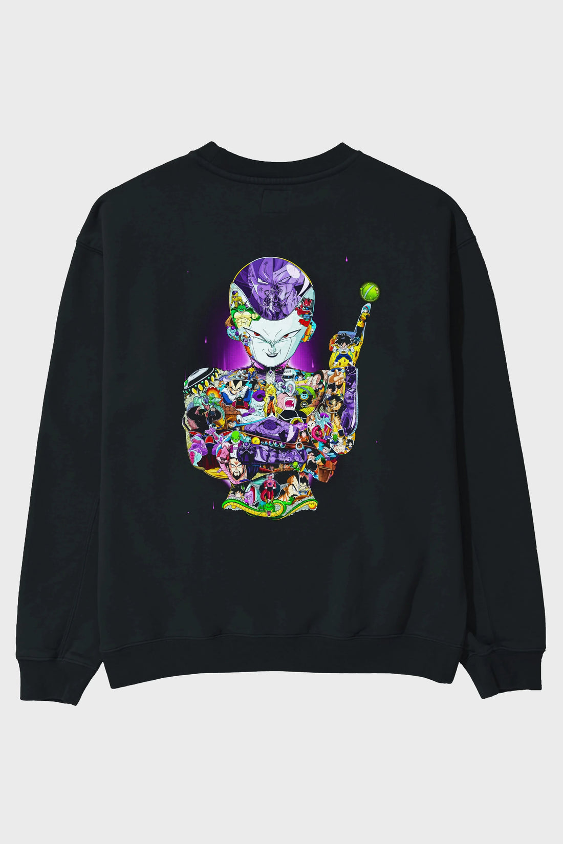 DRAGON BALL ART (4) Anime Arka Baskılı Oversize Sweatshirt Erkek Kadın Unisex