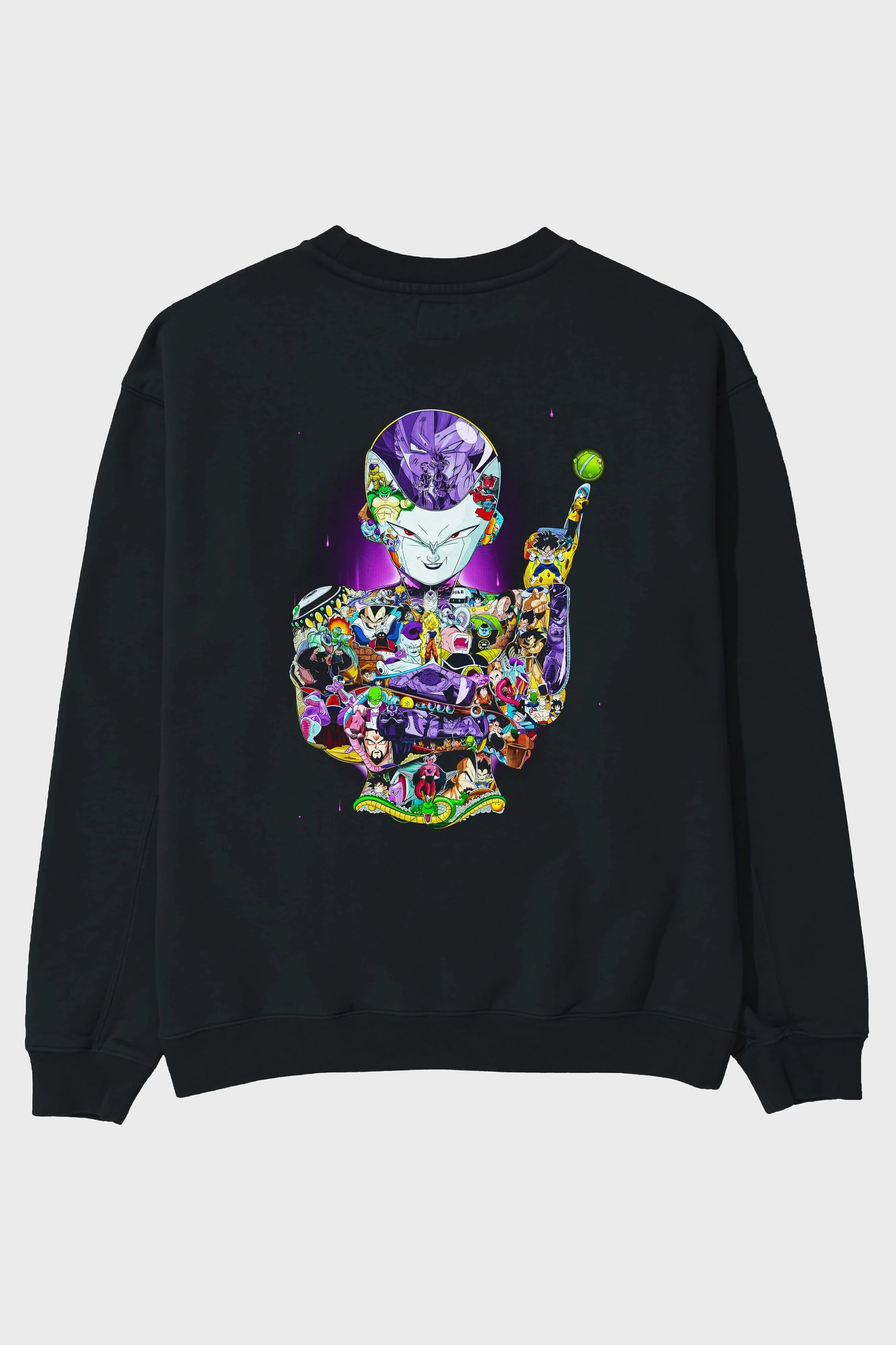 DRAGON BALL ART (4) Anime Arka Baskılı Oversize Sweatshirt Erkek Kadın Unisex