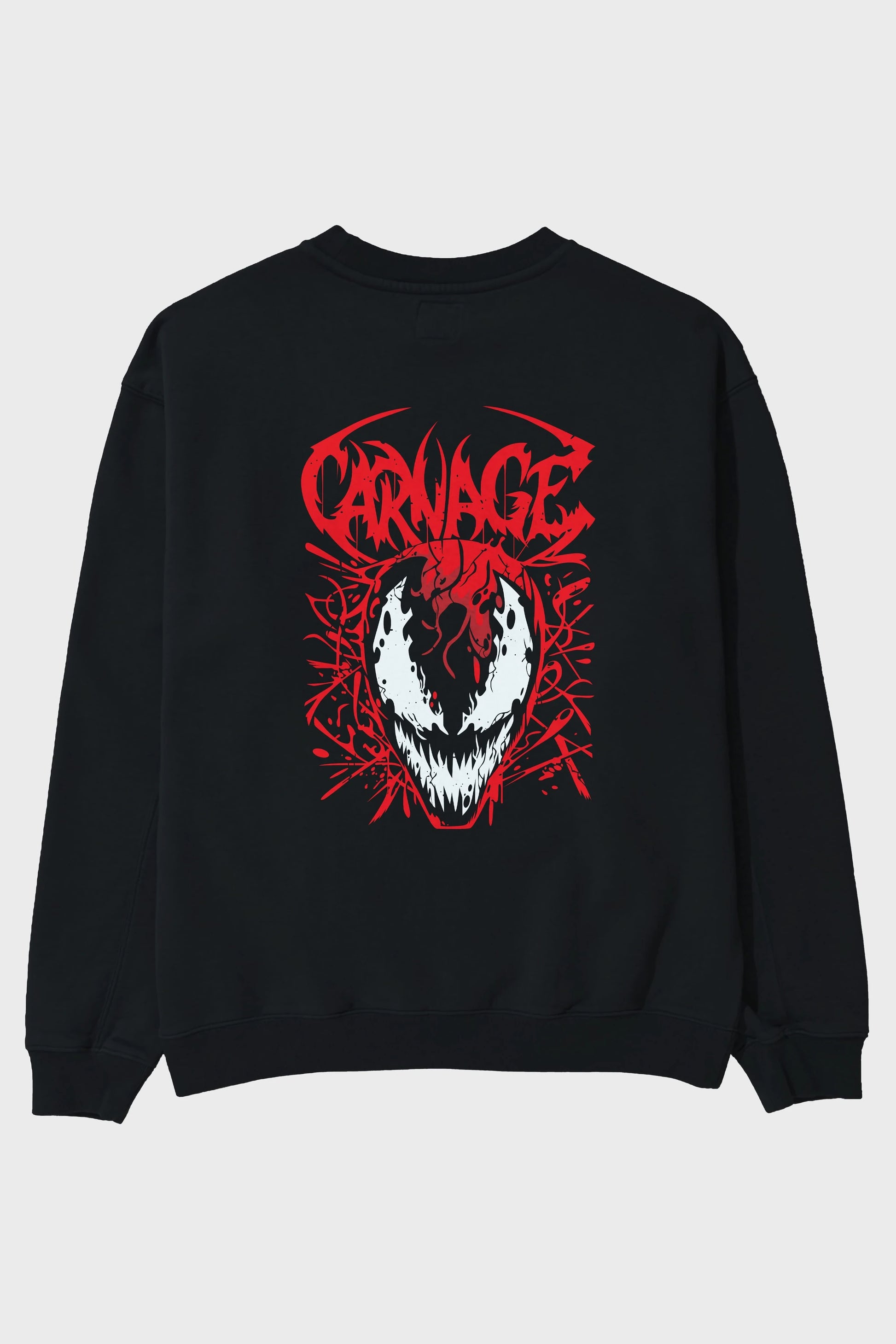Venom (22) Arka Baskılı Oversize Sweatshirt Erkek Kadın Unisex