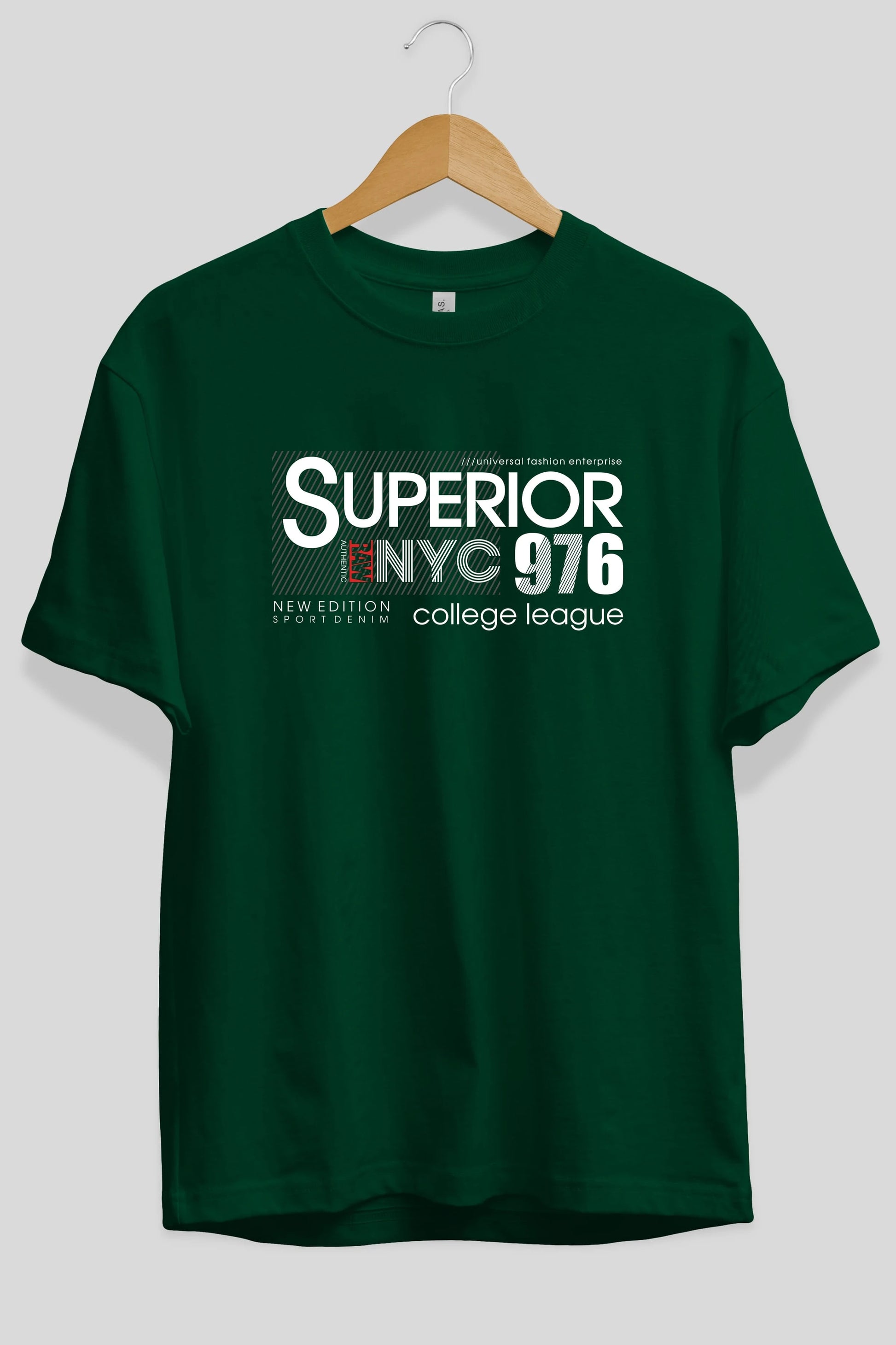Superior 976 Ön Baskılı Oversize t-shirt Erkek Kadın Unisex
