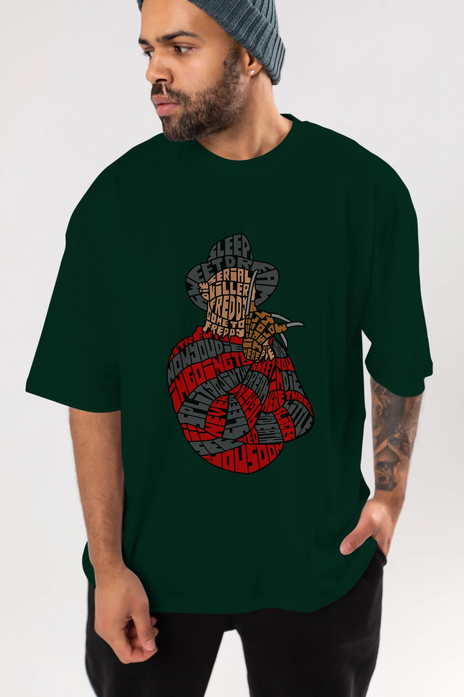 Sweet Dream Ön Baskılı Oversize t-shirt %100 pamuk Erkek Kadın Unisex