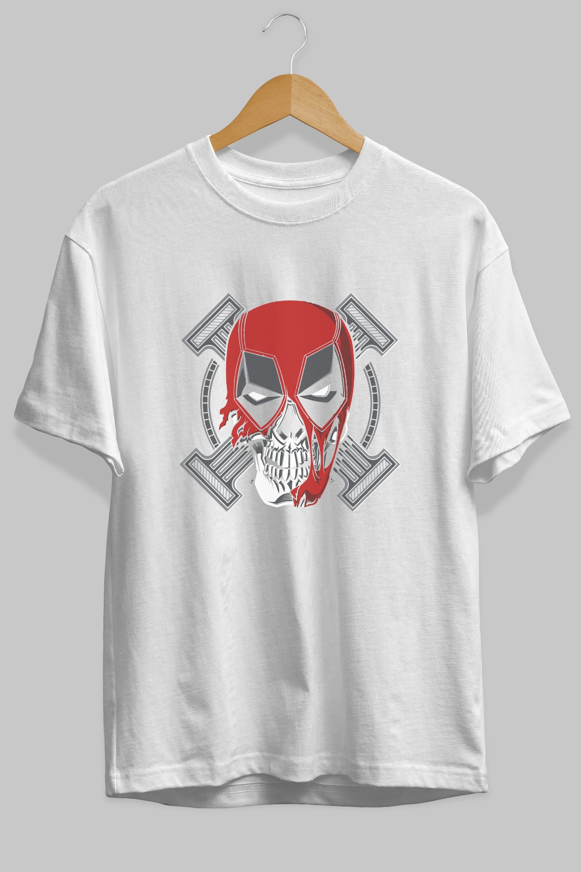 Deadpool (7) Ön Baskılı Oversize t-shirt Erkek Kadın Unisex %100 Pamuk Bisiklet Yaka tişort