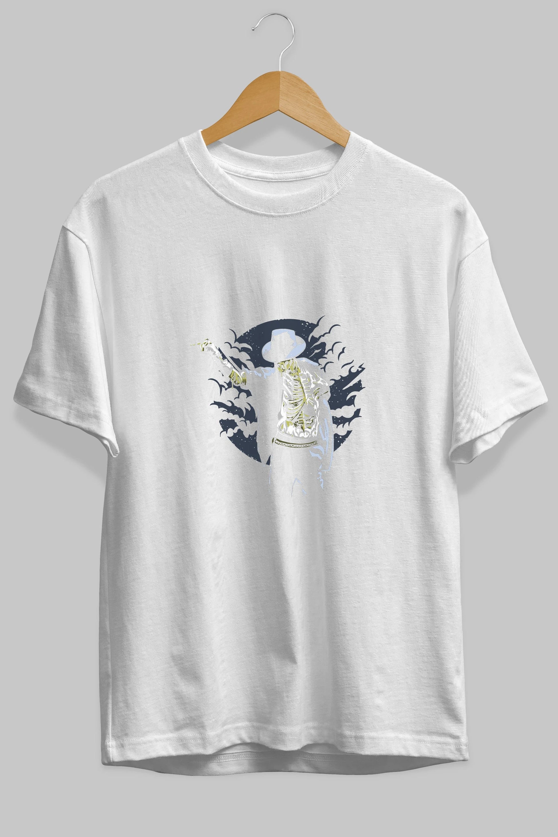 Zombie Pop Ön Baskılı Oversize t-shirt Erkek Kadın Unisex %100 Pamuk tişort