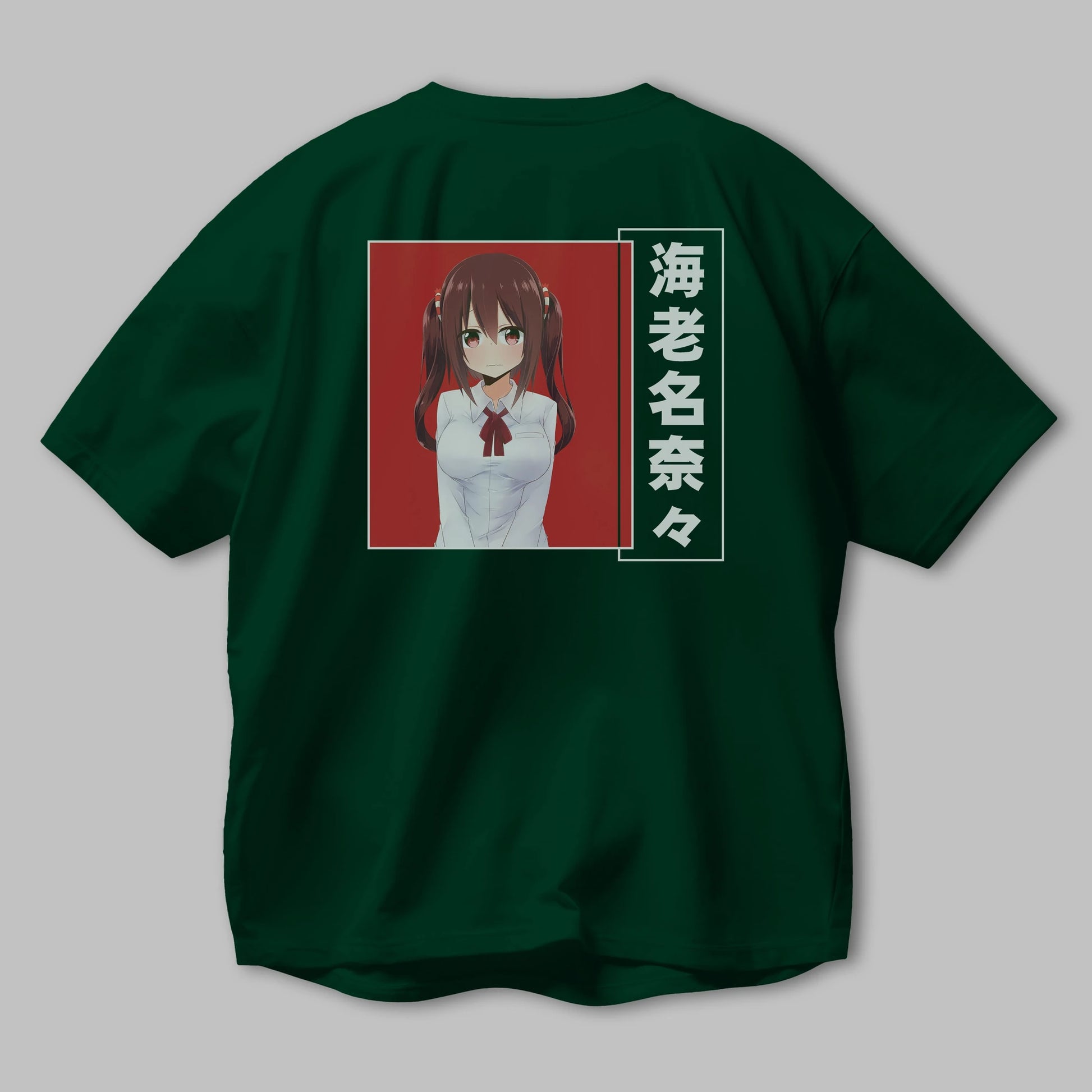 Nana Ebina 1 Anime Arka Baskılı Oversize t-shirt Erkek Kadın Unisex