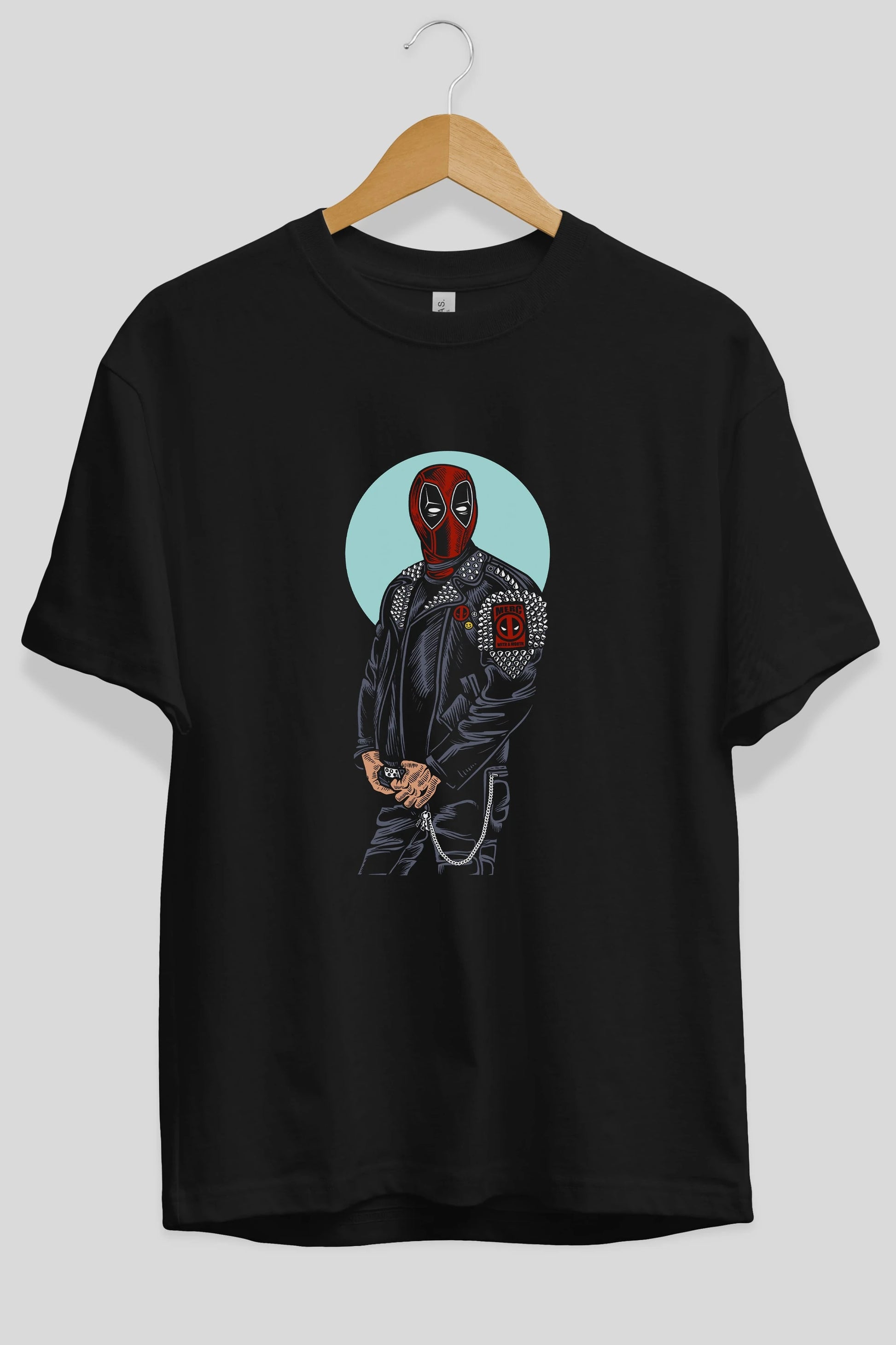 Rebeliion Mercenary Ön Baskılı Oversize t-shirt Erkek Kadın Unisex %100 Pamuk tişort