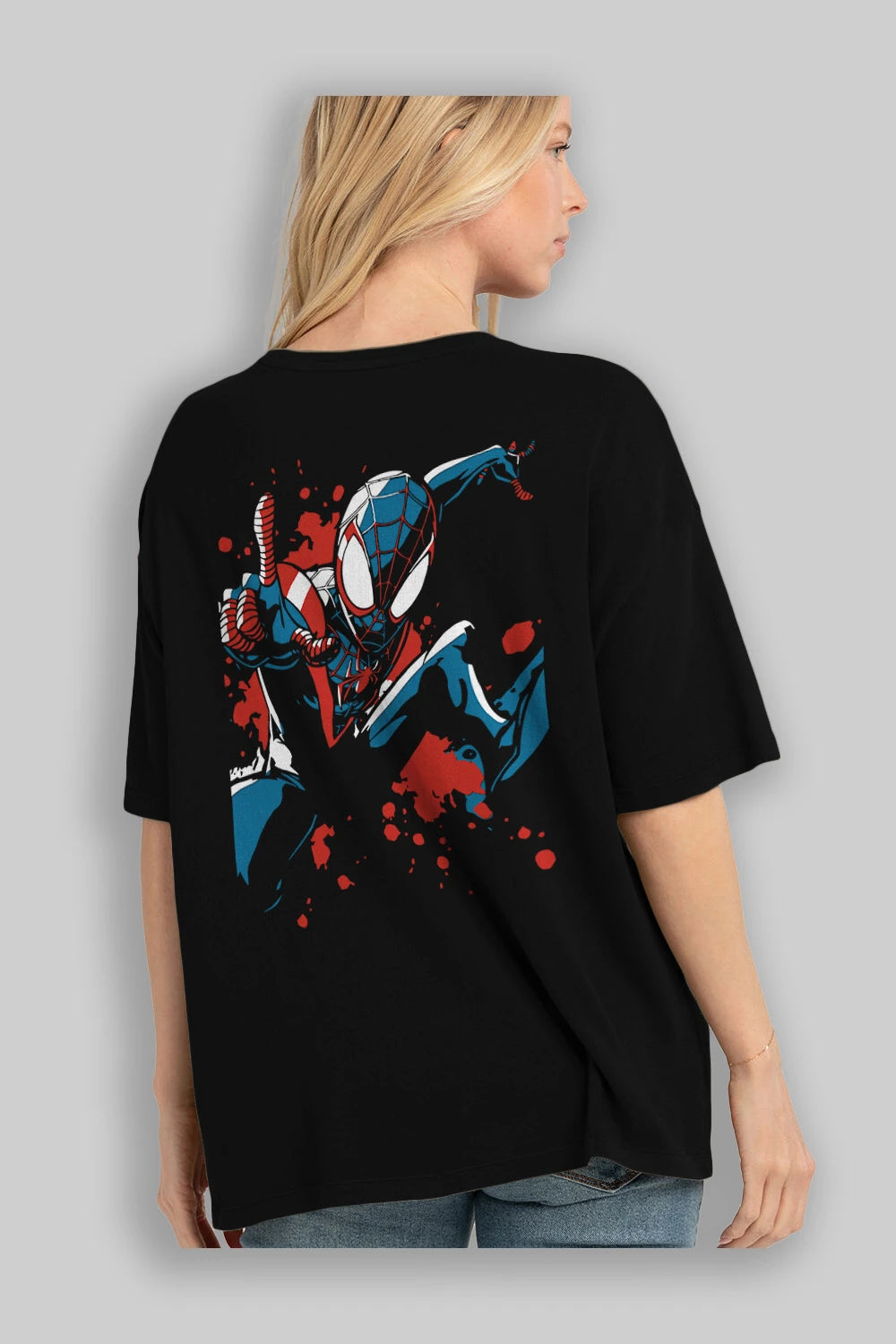Venom (21) Arka Baskılı Oversize t-shirt Erkek Kadın Unisex %100 Pamuk Bisiklet Yaka tişort