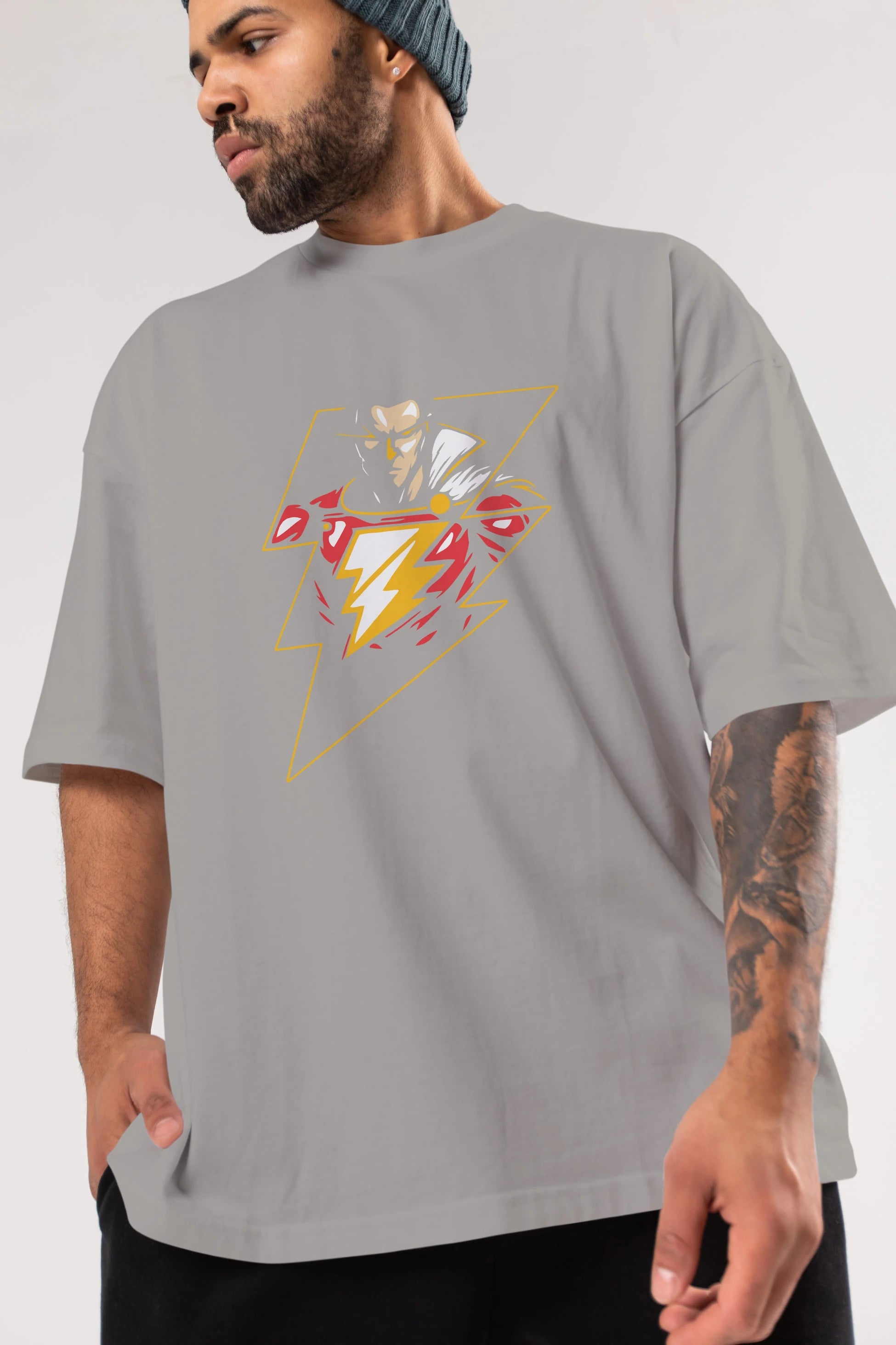 Flash Avengers (3) Ön Baskılı Oversize t-shirt Erkek Kadın Unisex %100 Pamuk Bisiklet Yaka tişort