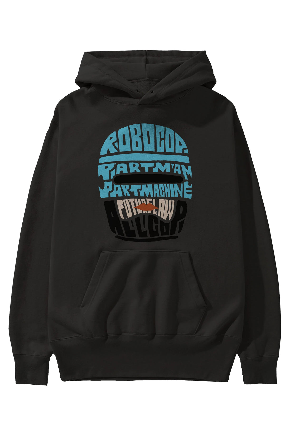 Robocop Ön Baskılı Hoodie Oversize Kapüşonlu Sweatshirt Erkek Kadın Unisex