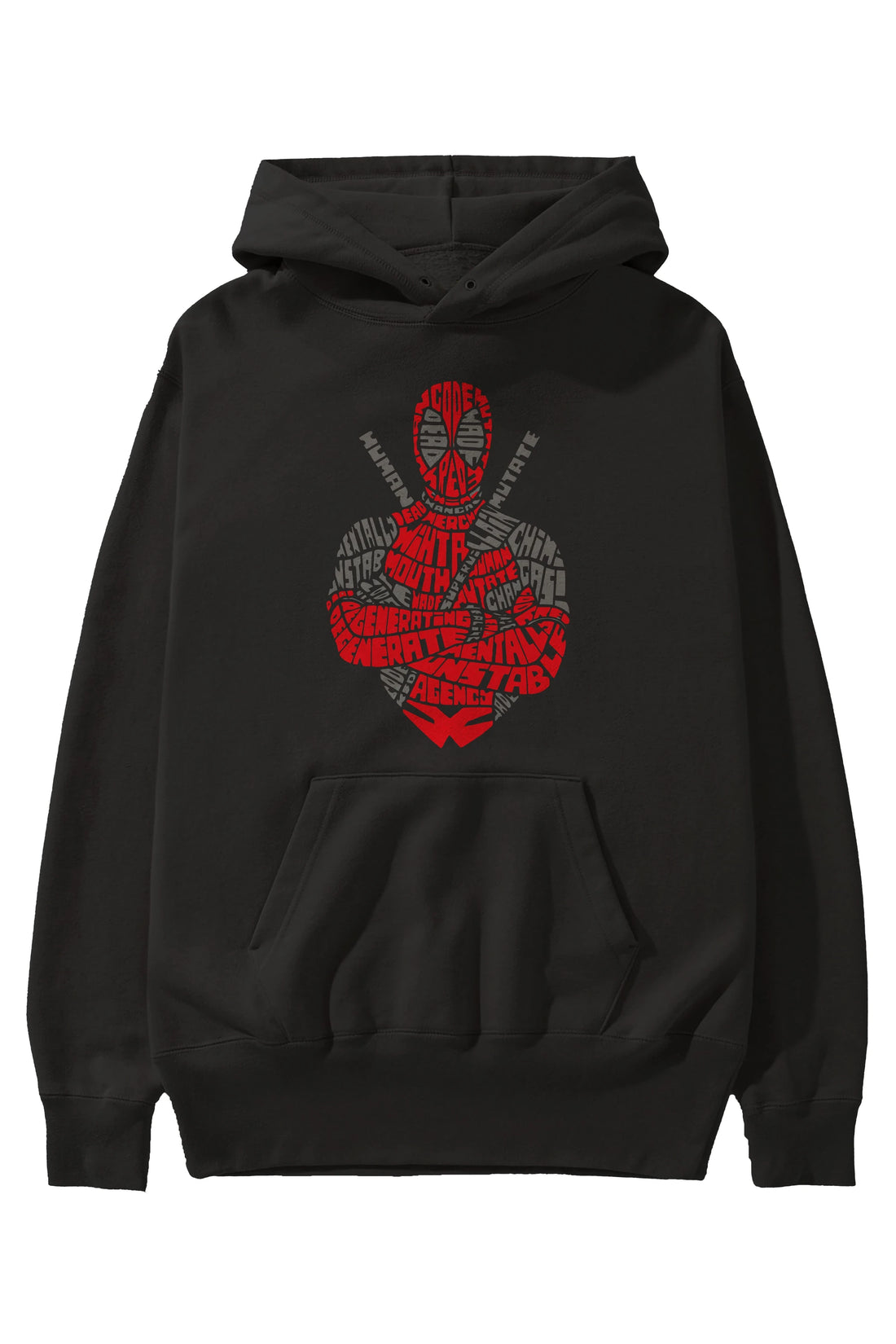 Deadpool (16) Ön Baskılı Hoodie Oversize Kapüşonlu Sweatshirt Erkek Kadın Unisex