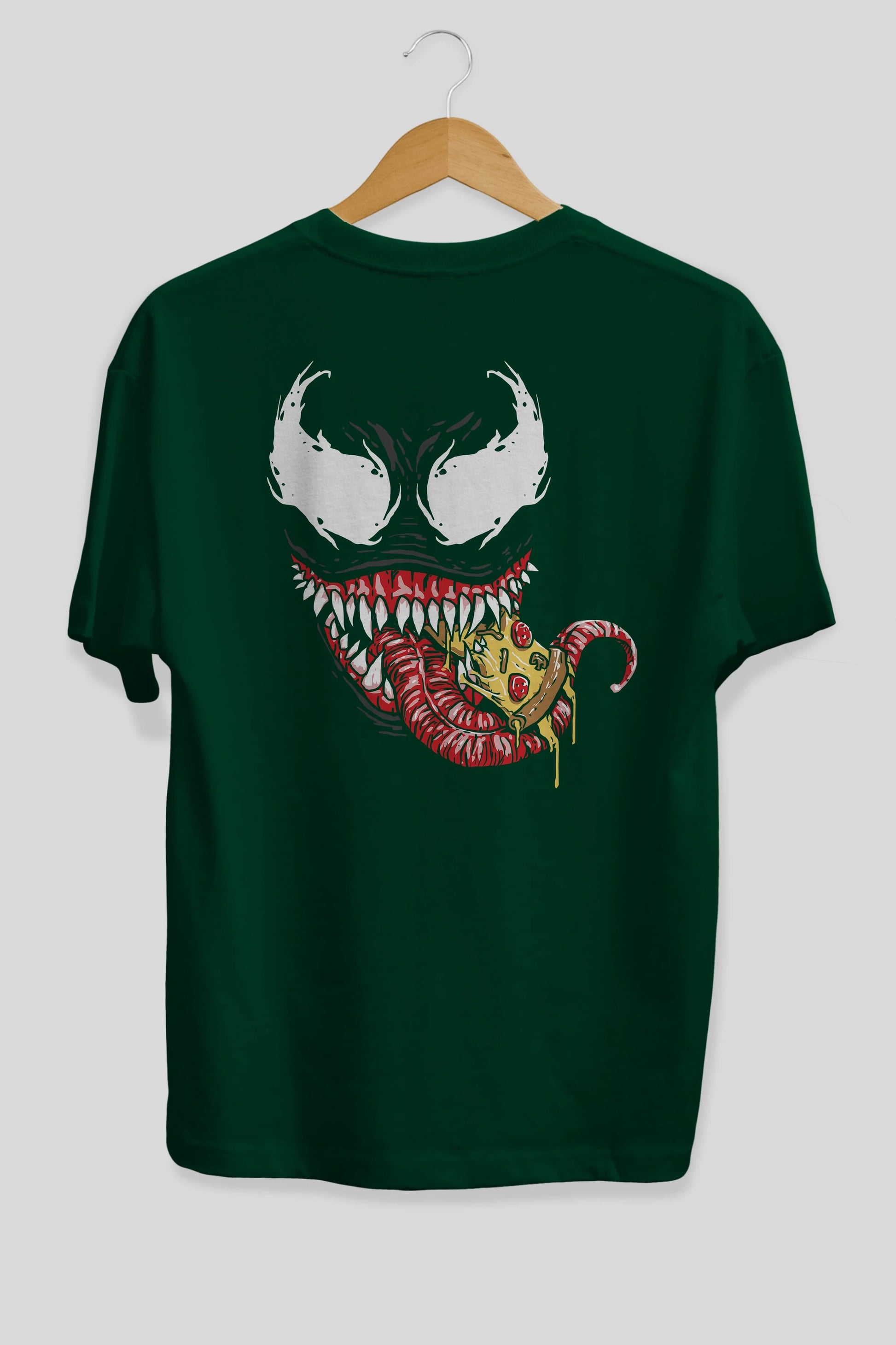 Venom (1) Arka Baskılı Oversize t-shirt Erkek Kadın Unisex %100 Pamuk Bisiklet Yaka tişort