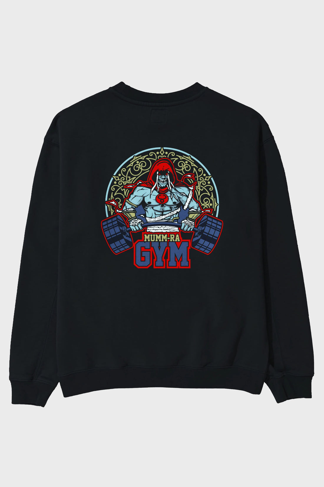 Mumm-ra GYM Arka Baskılı Oversize Sweatshirt Erkek Kadın Unisex