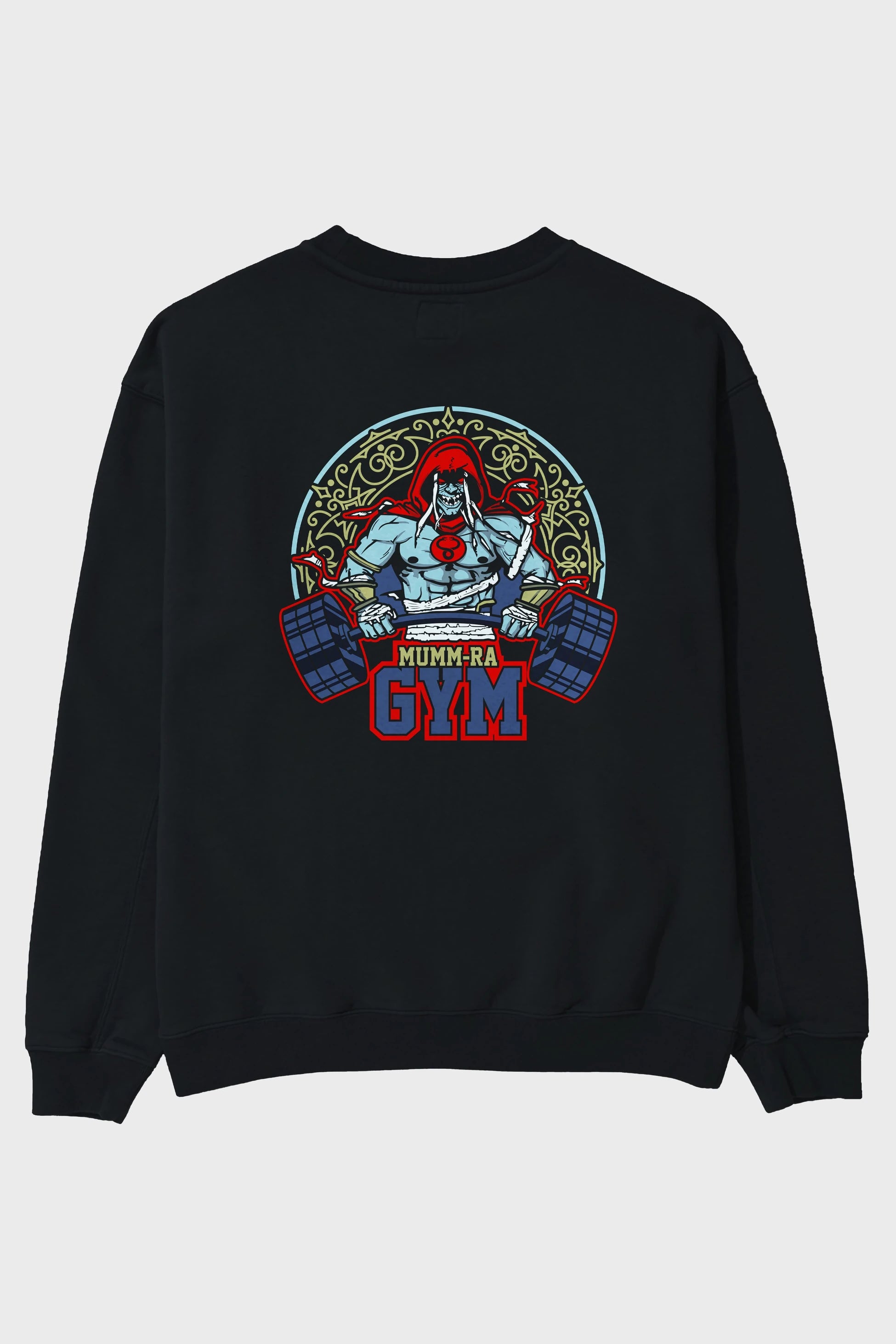 Mumm-ra GYM Arka Baskılı Oversize Sweatshirt Erkek Kadın Unisex