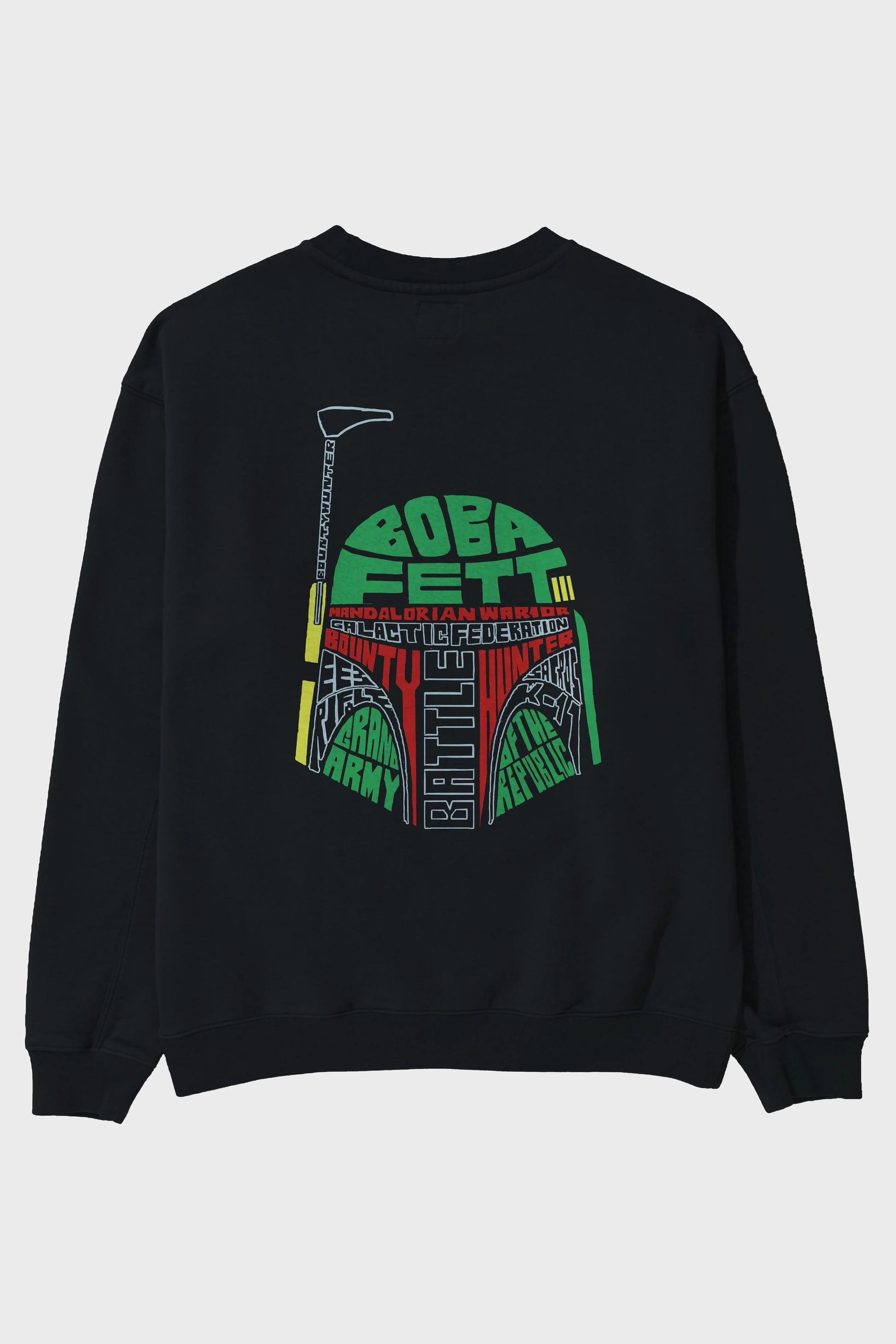 Boba Fett (2) Arka Baskılı Oversize Sweatshirt Erkek Kadın Unisex