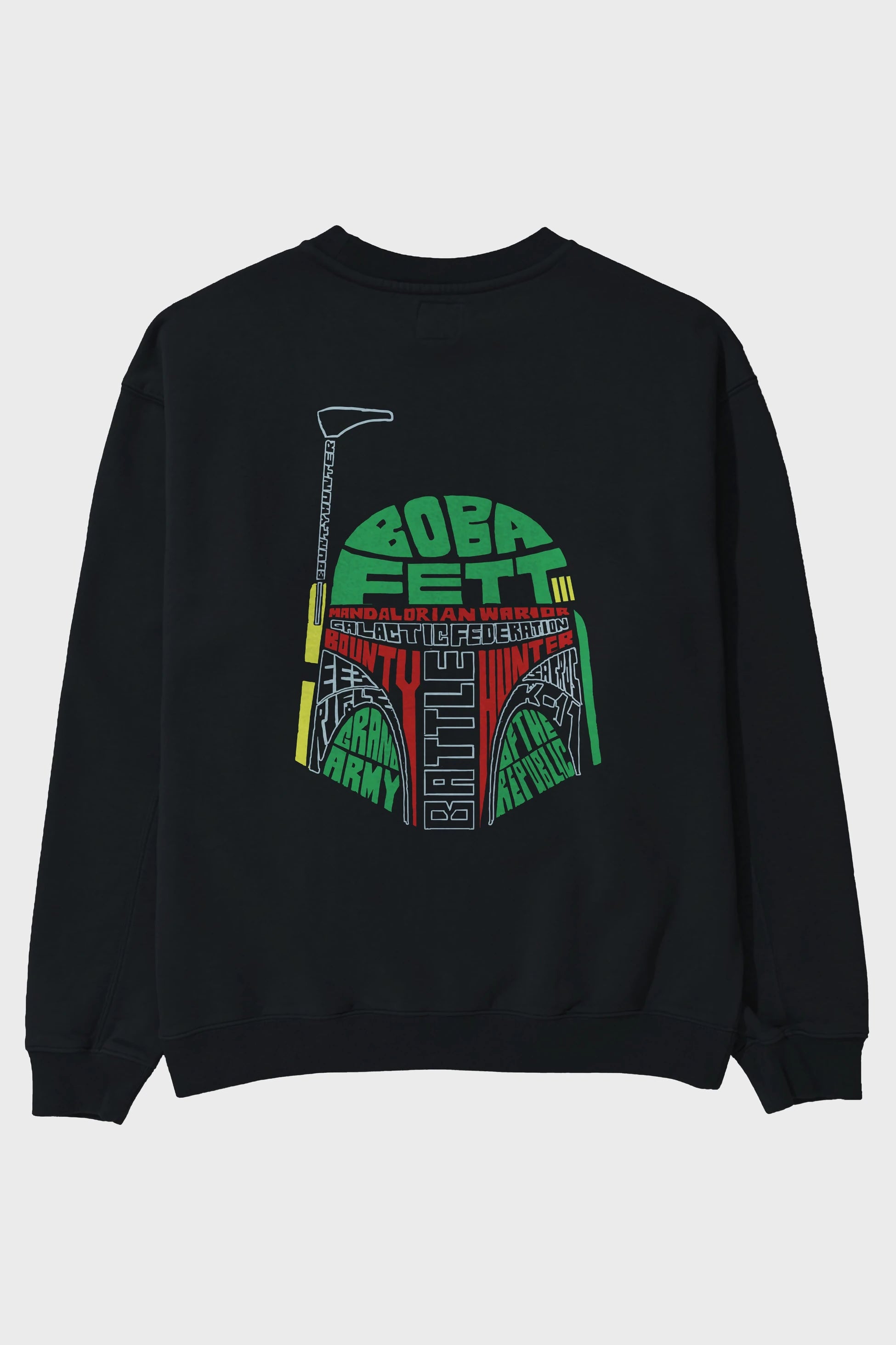 Boba Fett (2) Arka Baskılı Oversize Sweatshirt Erkek Kadın Unisex